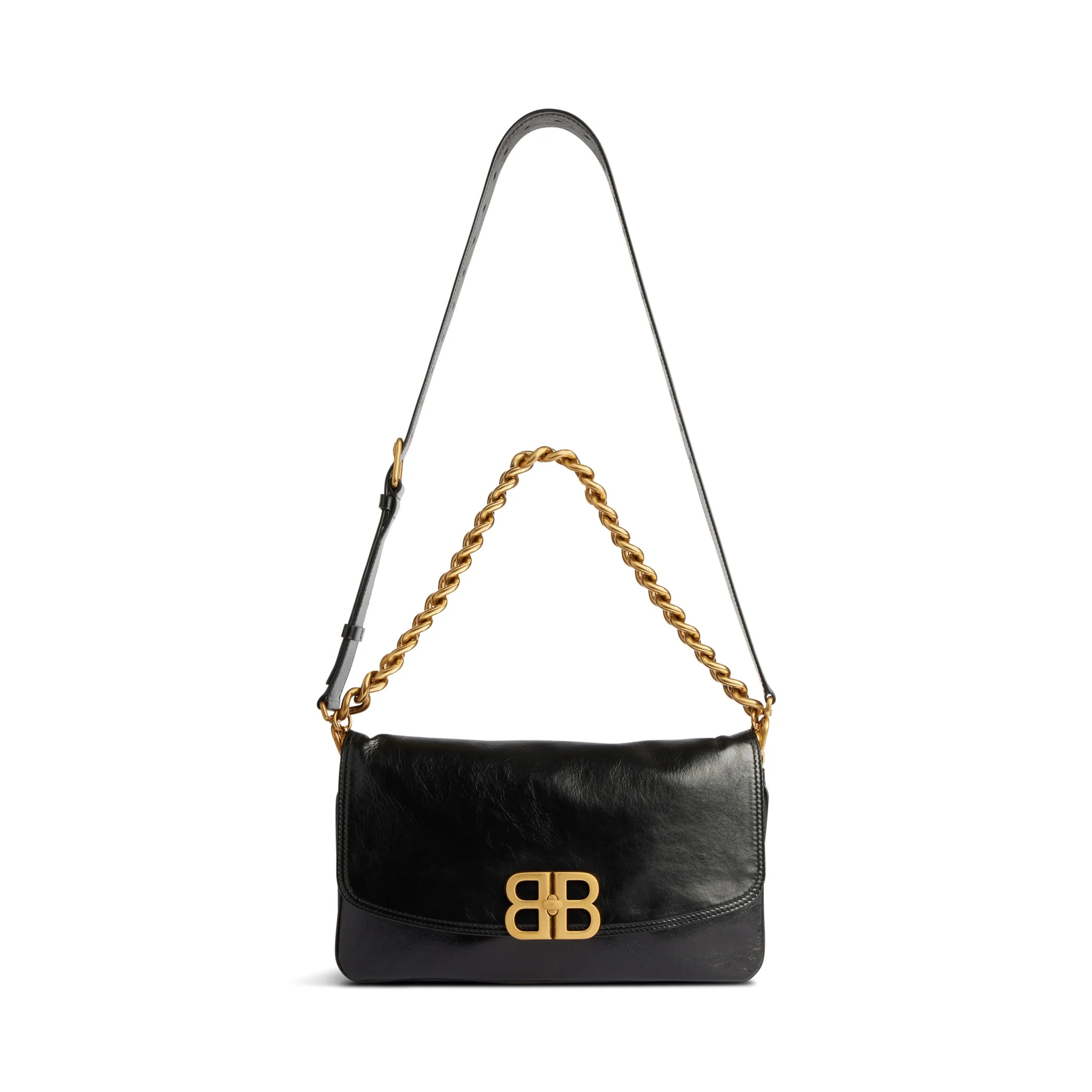 Bb Soft Flap Bag M - Black - Image 3