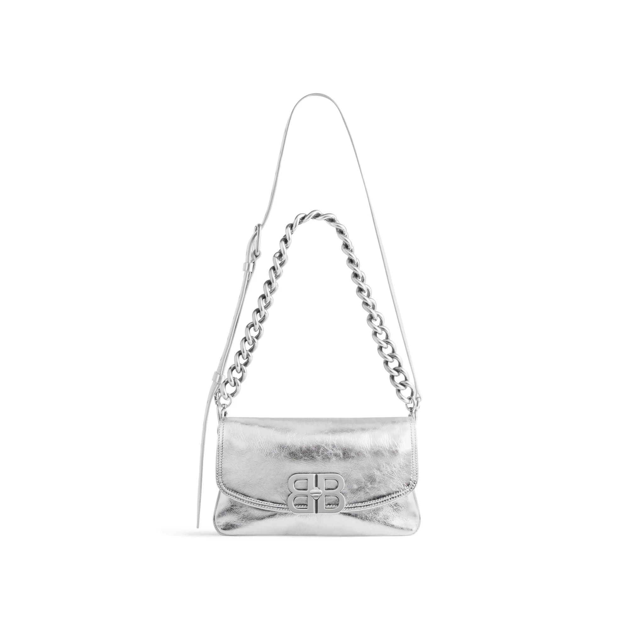 Bb Soft Flap Bag S - Silver - Image 3