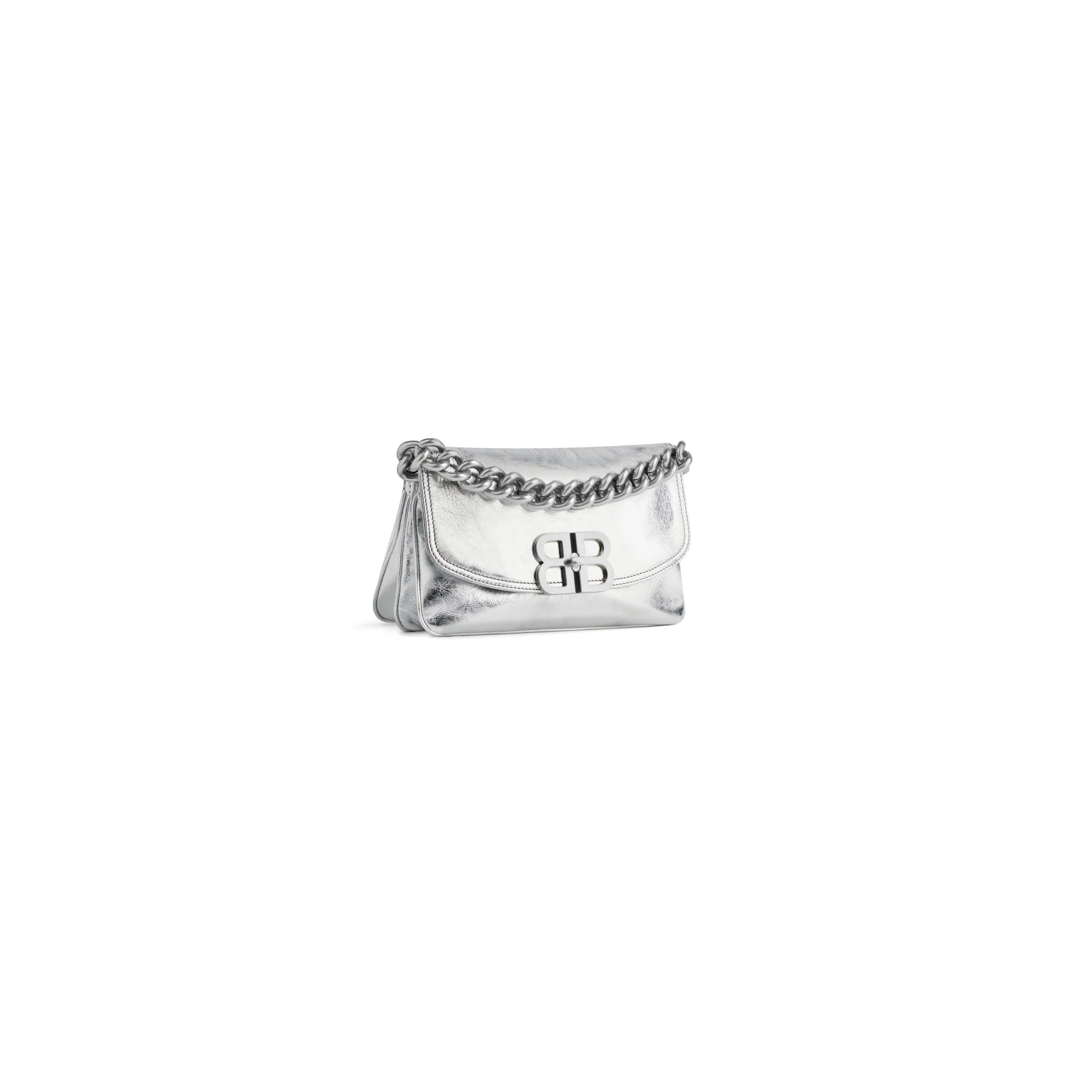 Bb Soft Flap Bag S - Silver - Image 5