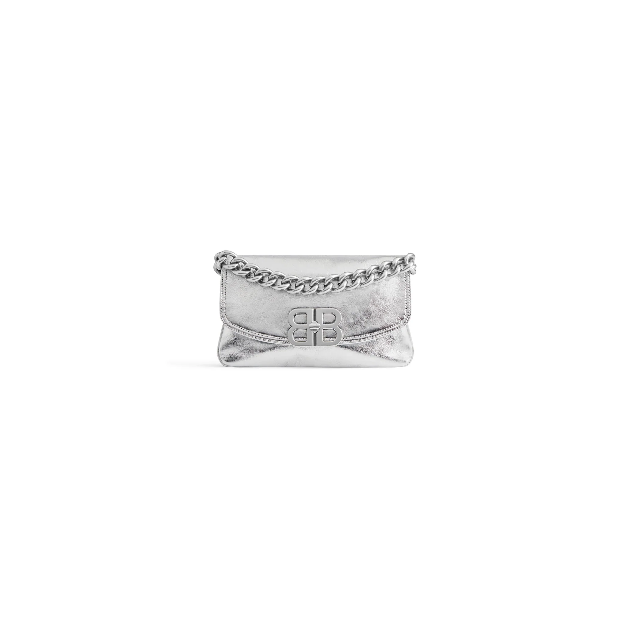 Bb Soft Flap Bag S - Silver - Image 6