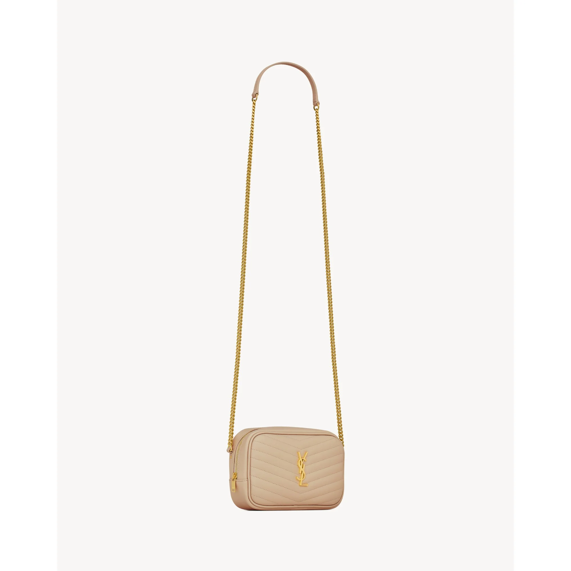 Mini Lou With Chain - Dark Beige - Image 4
