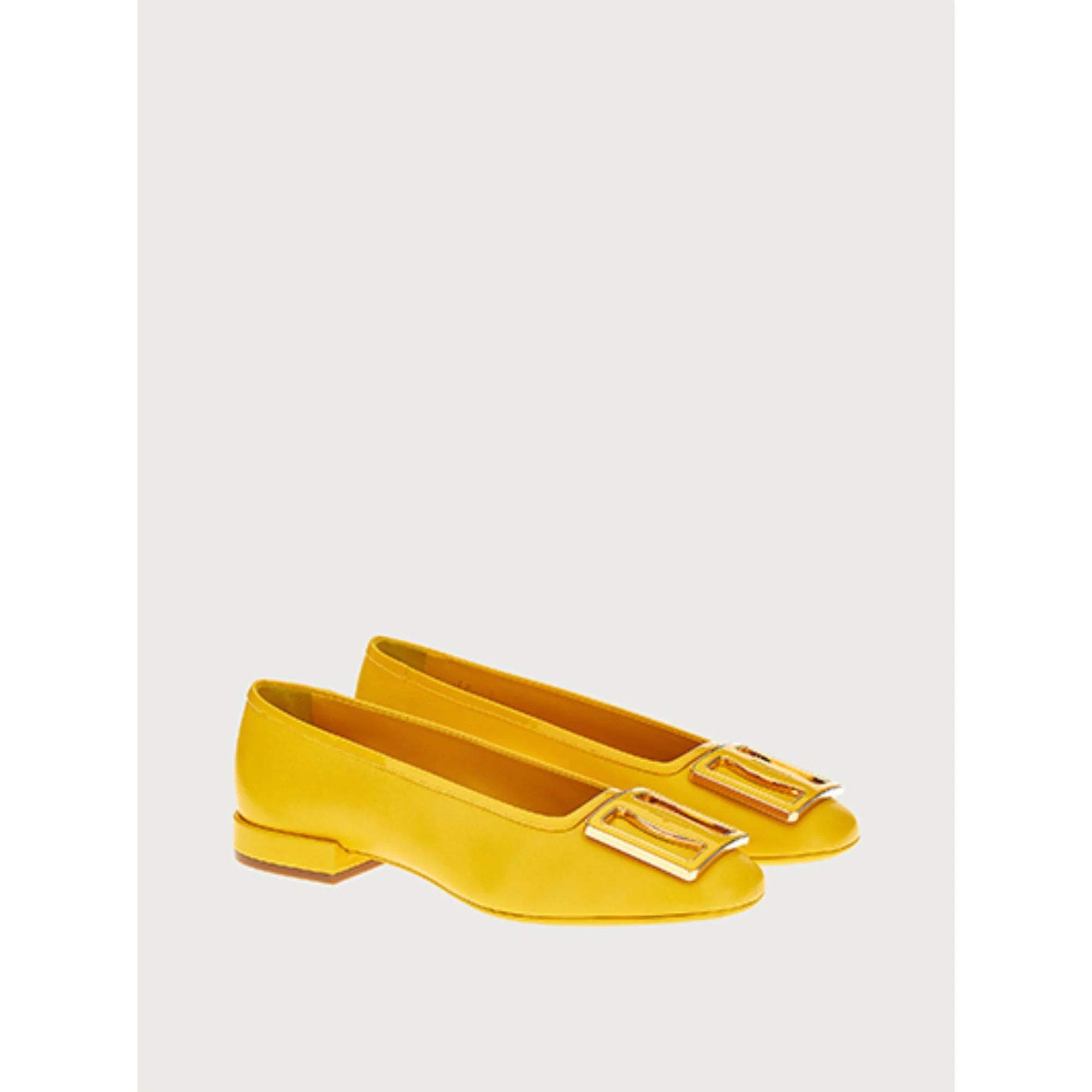Chunky Buckle Ballet Flats - Santa Fe Sunshine - Image 2