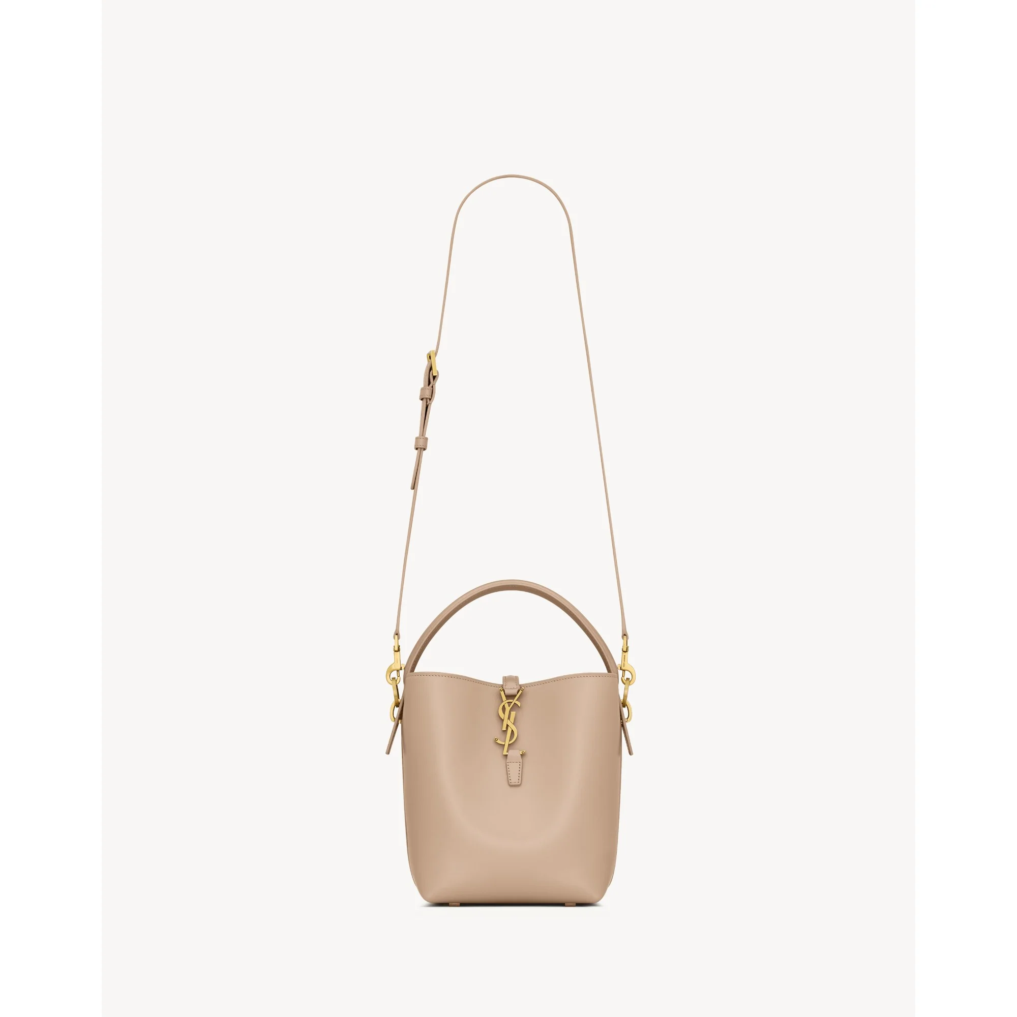 Small Le 37 Bucket Bag - Dark Beige - Image 2