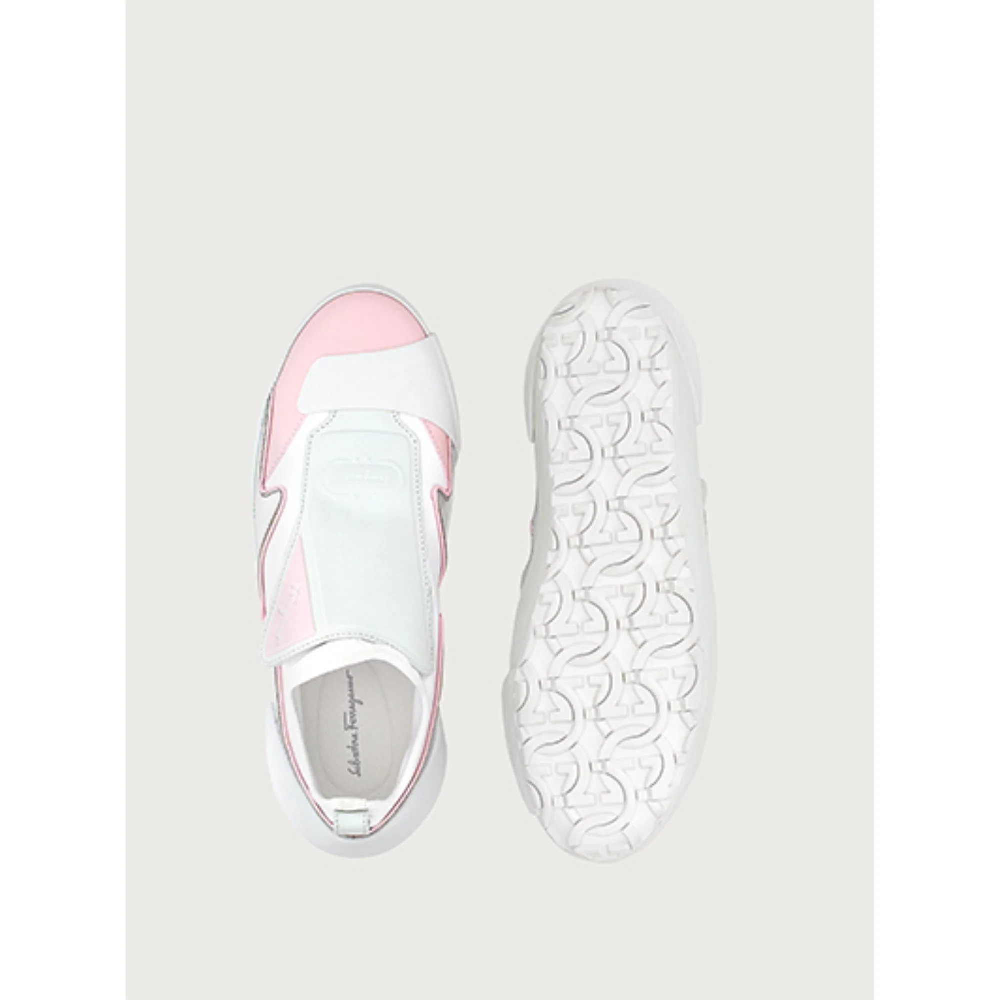 Sock Sneakers - Cheerleader Pink And Silver - Image 3
