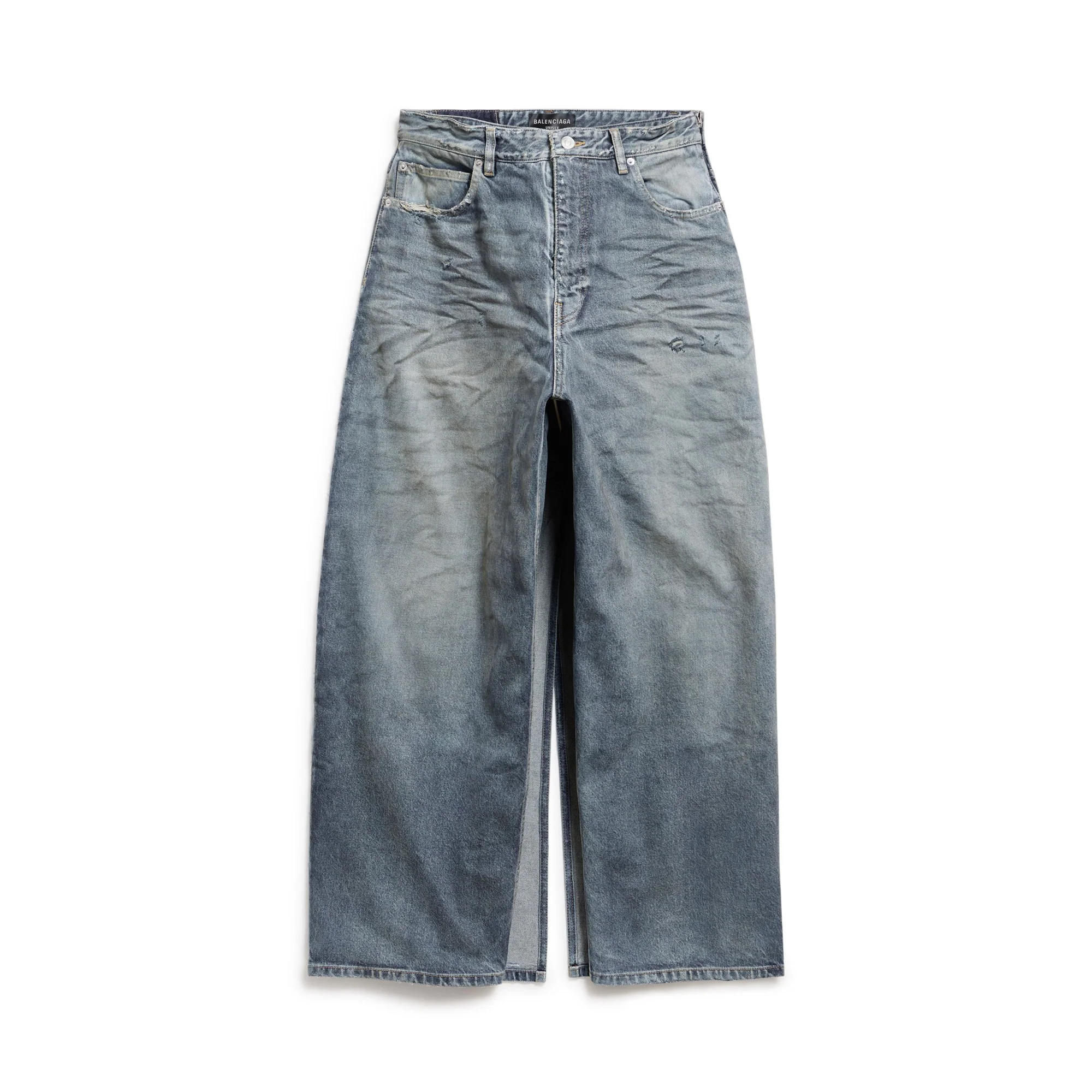Apron Pants Skirt Sf - Dirty Pale Blue