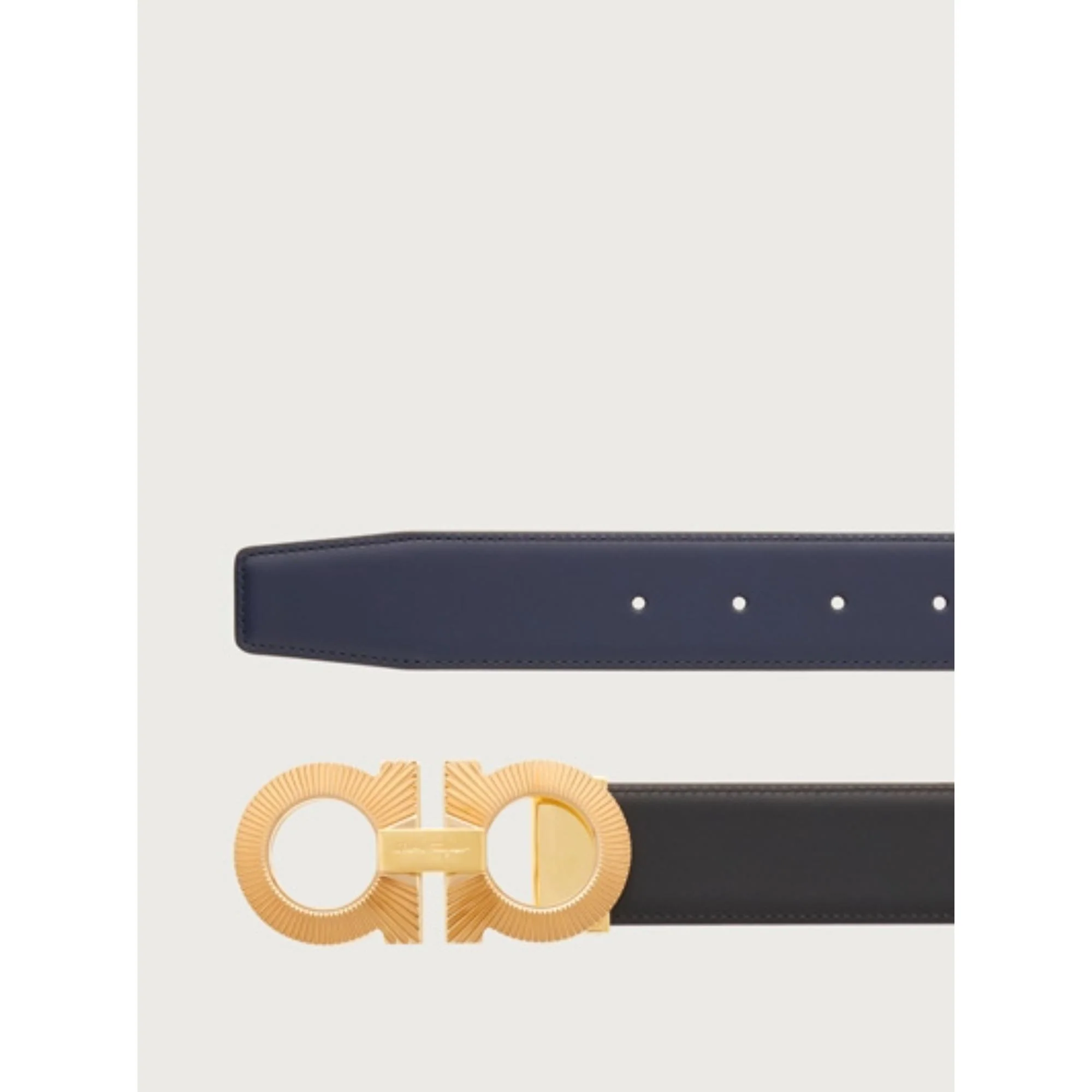 Interchangeable Gancini Switch Buckle - Rose Gold - Image 3