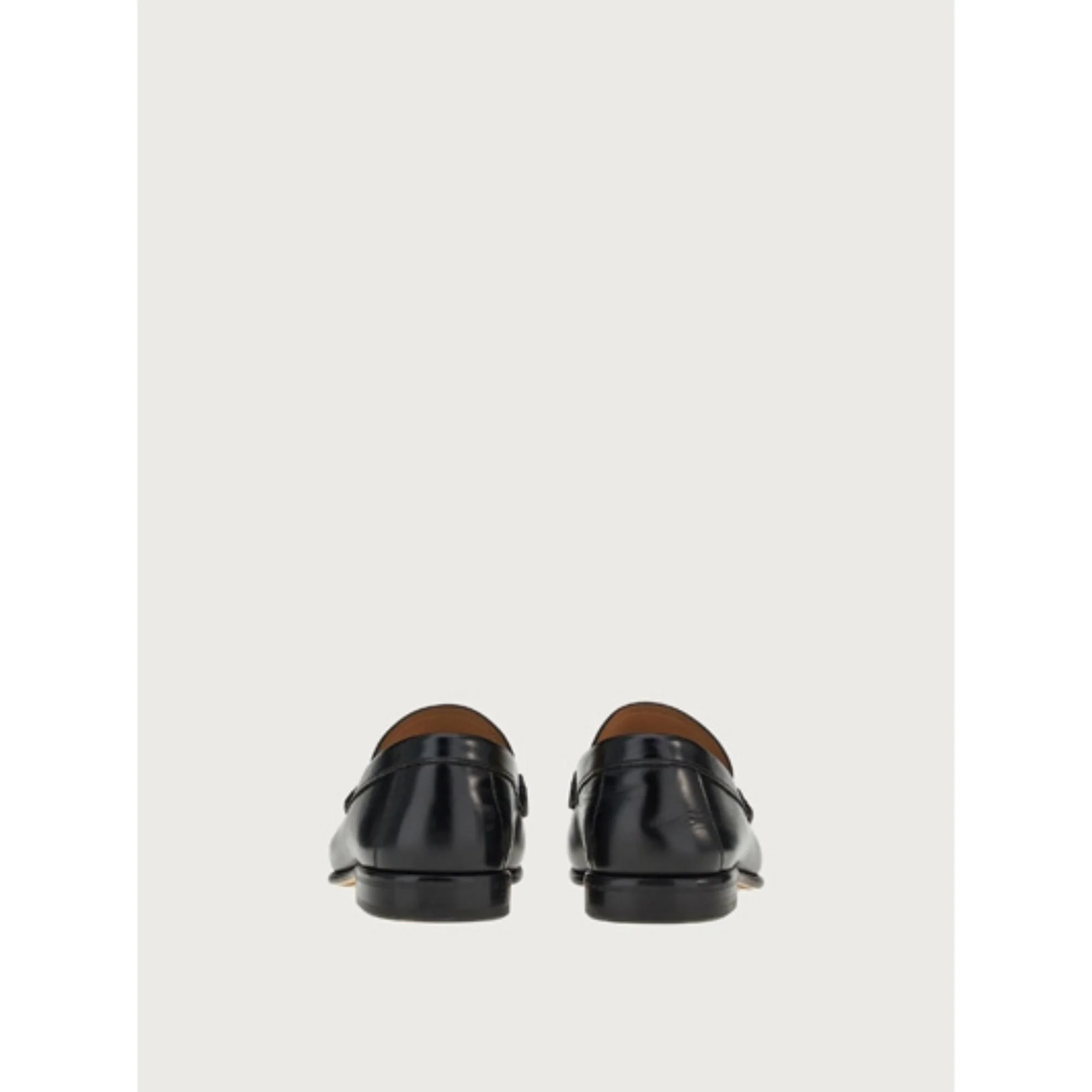 Moccasin with Gancini Ornament - Black - Image 5