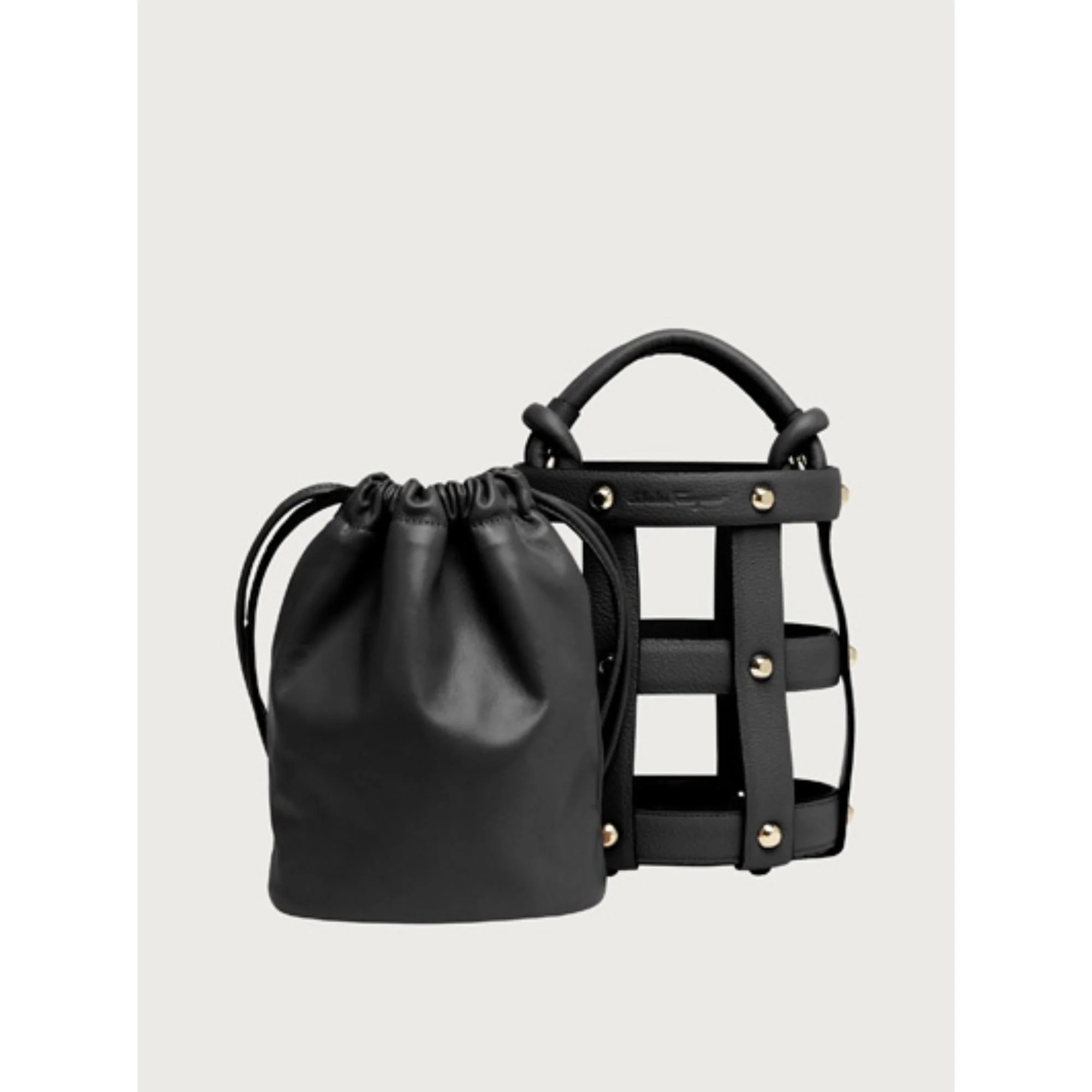 Ferragamo Cage Bag - Black - Image 2