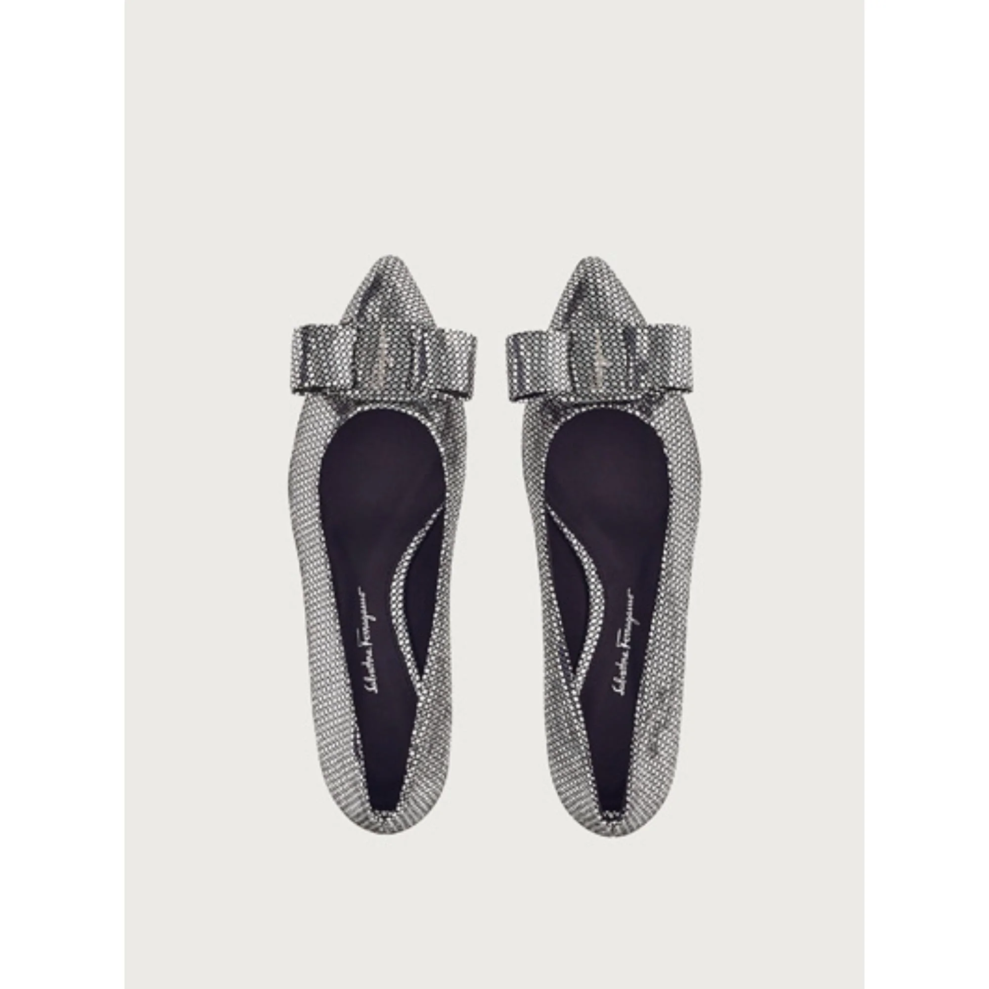 Viva Ballet Flats - Silver/Black - Image 2