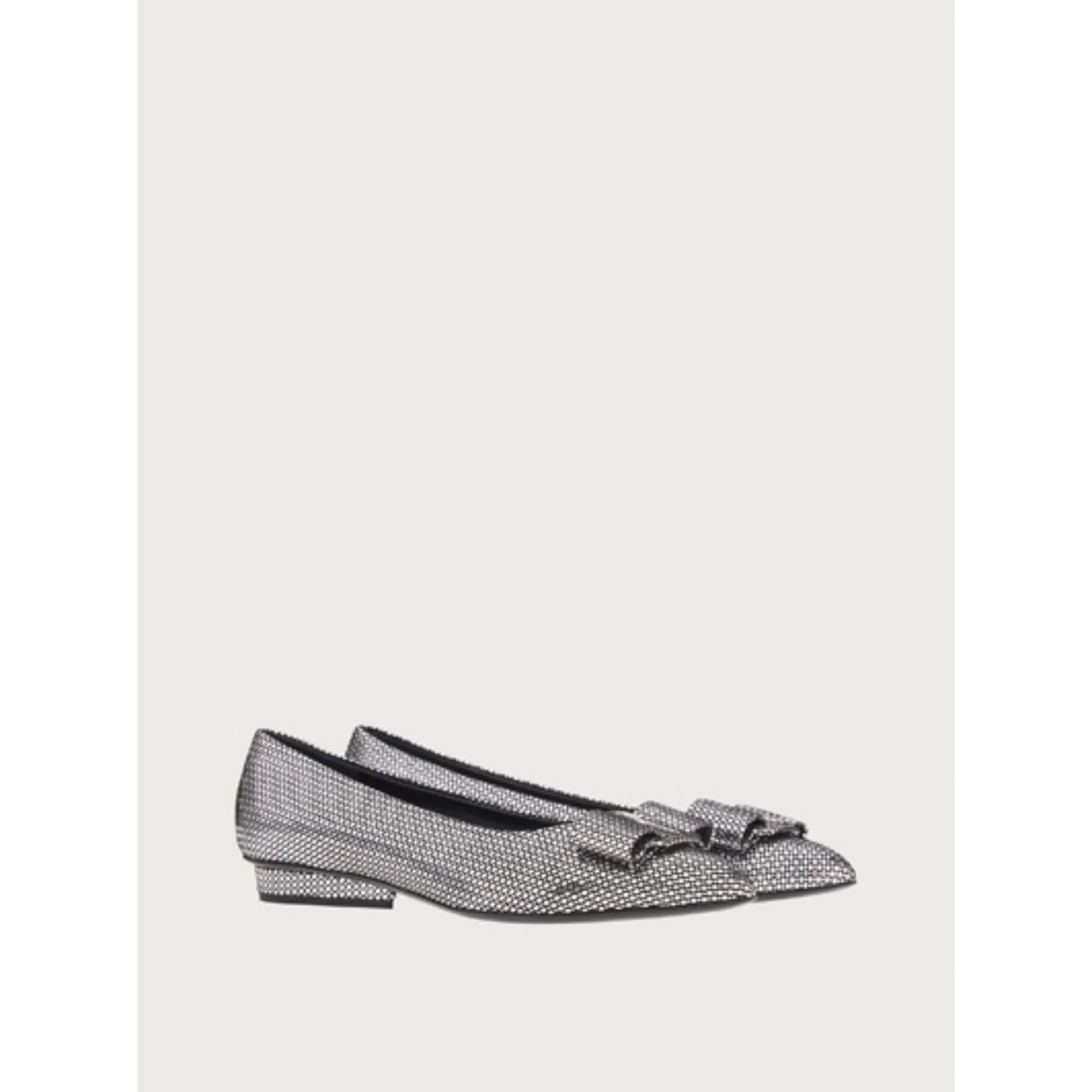 Viva Ballet Flats - Silver/Black - Image 3
