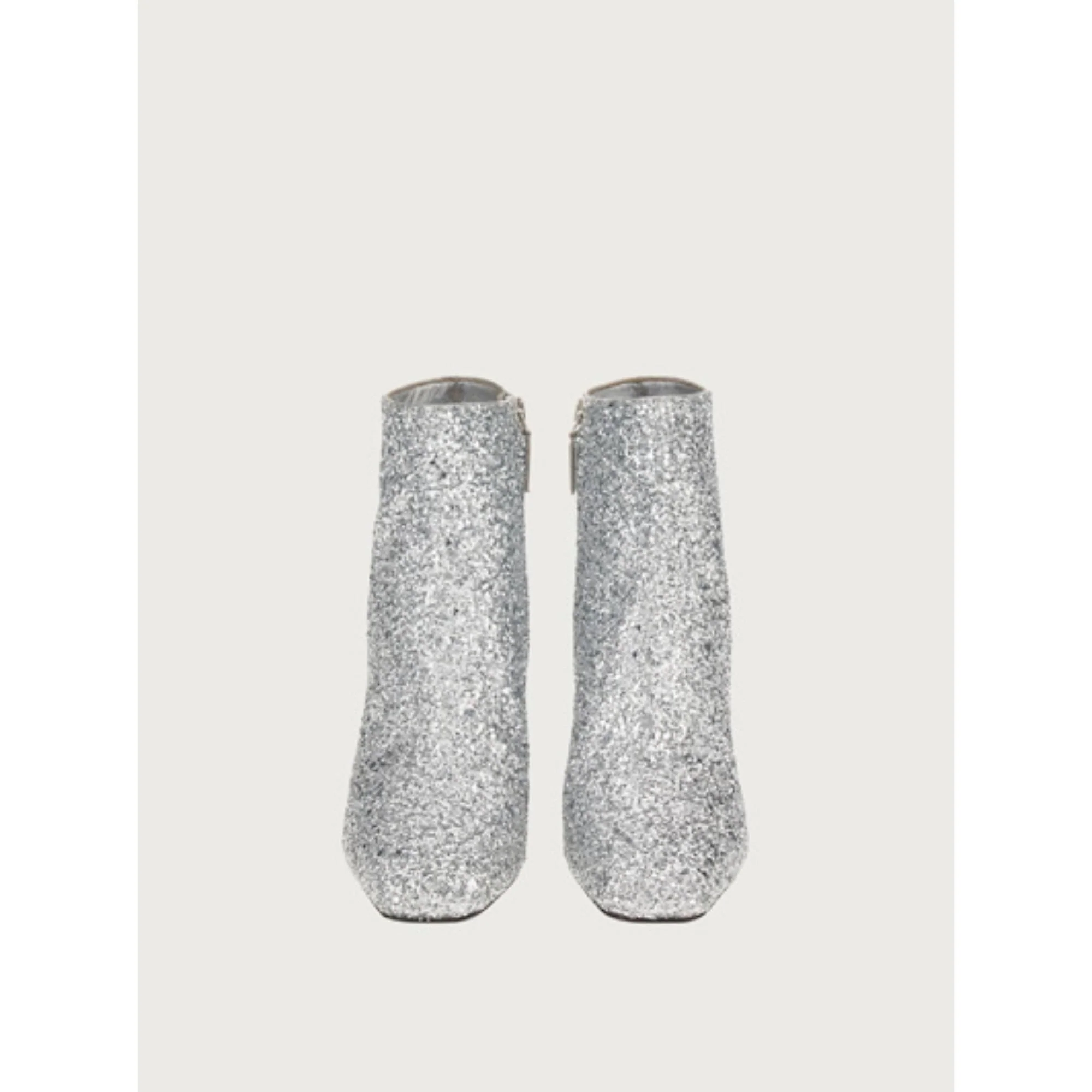 F-Heel Ankle Boots - Silver - Image 2