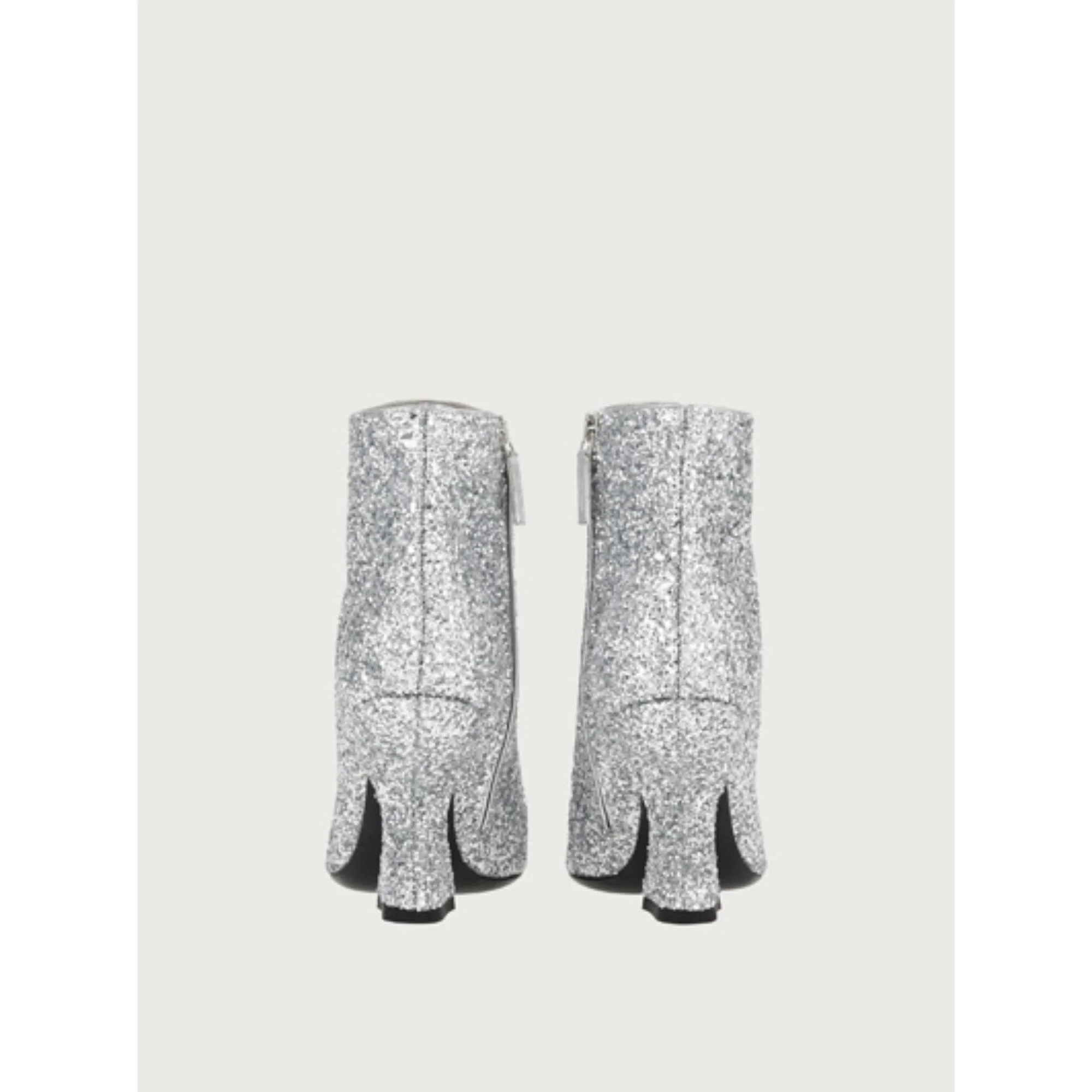 F-Heel Ankle Boots - Silver - Image 3