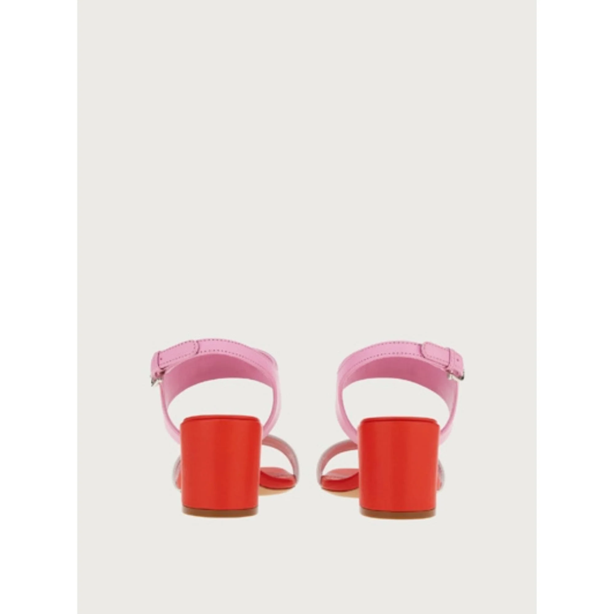 Gancini Sandals - White/Flamingo - Image 4
