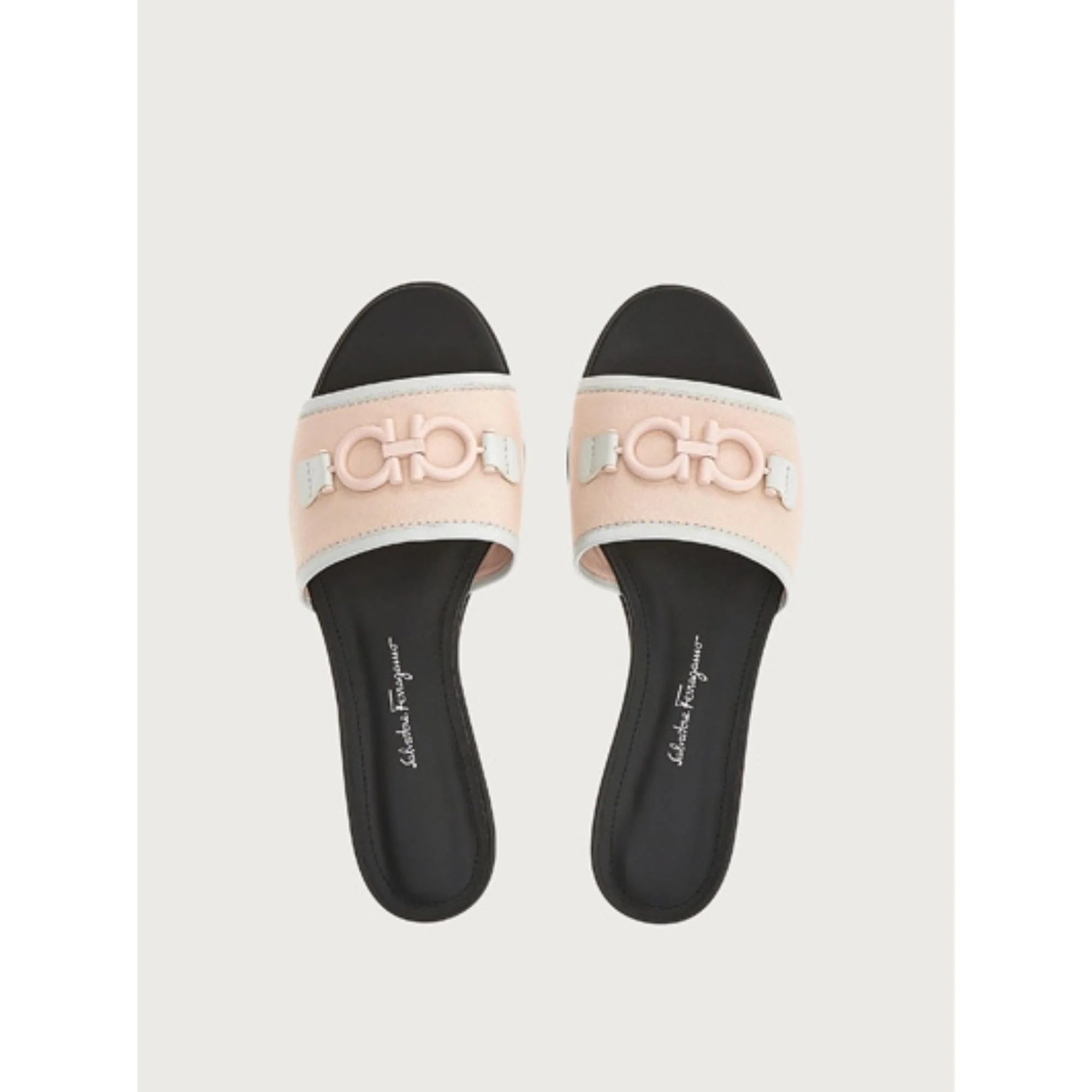 Gancini Slide - Pink/White/Black - Image 2