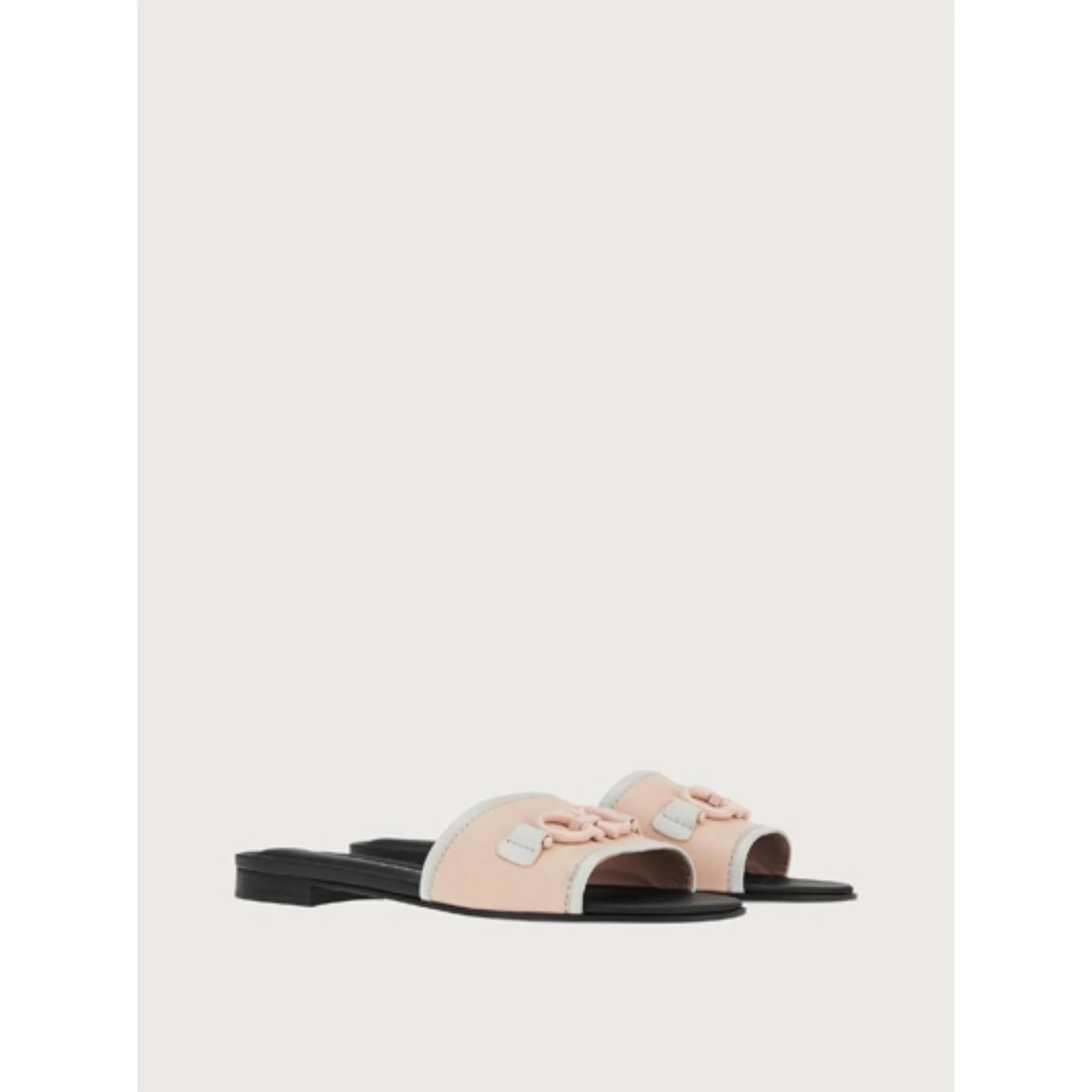 Gancini Slide - Pink/White/Black - Image 3