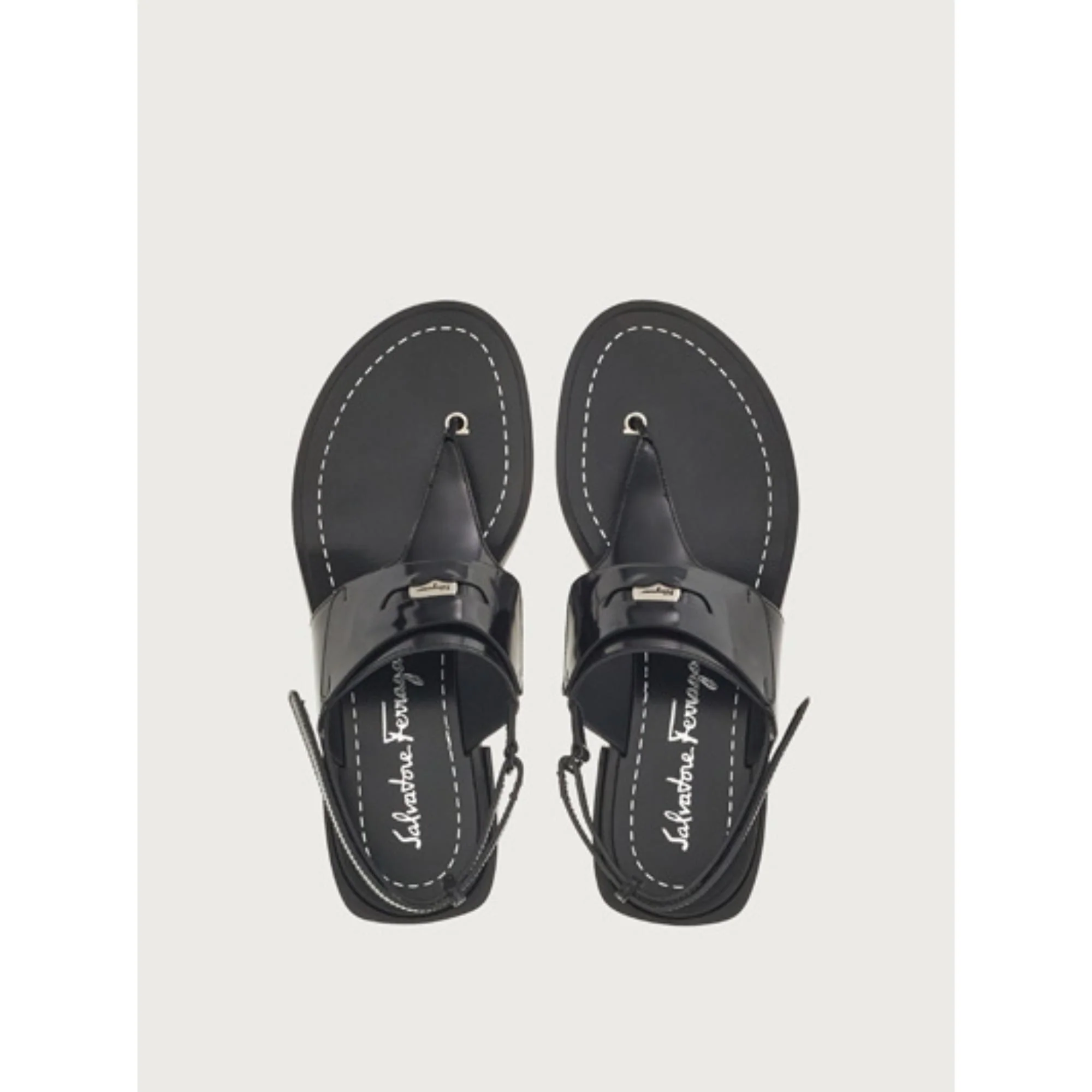 Block Heel Sandals - Black - Image 2