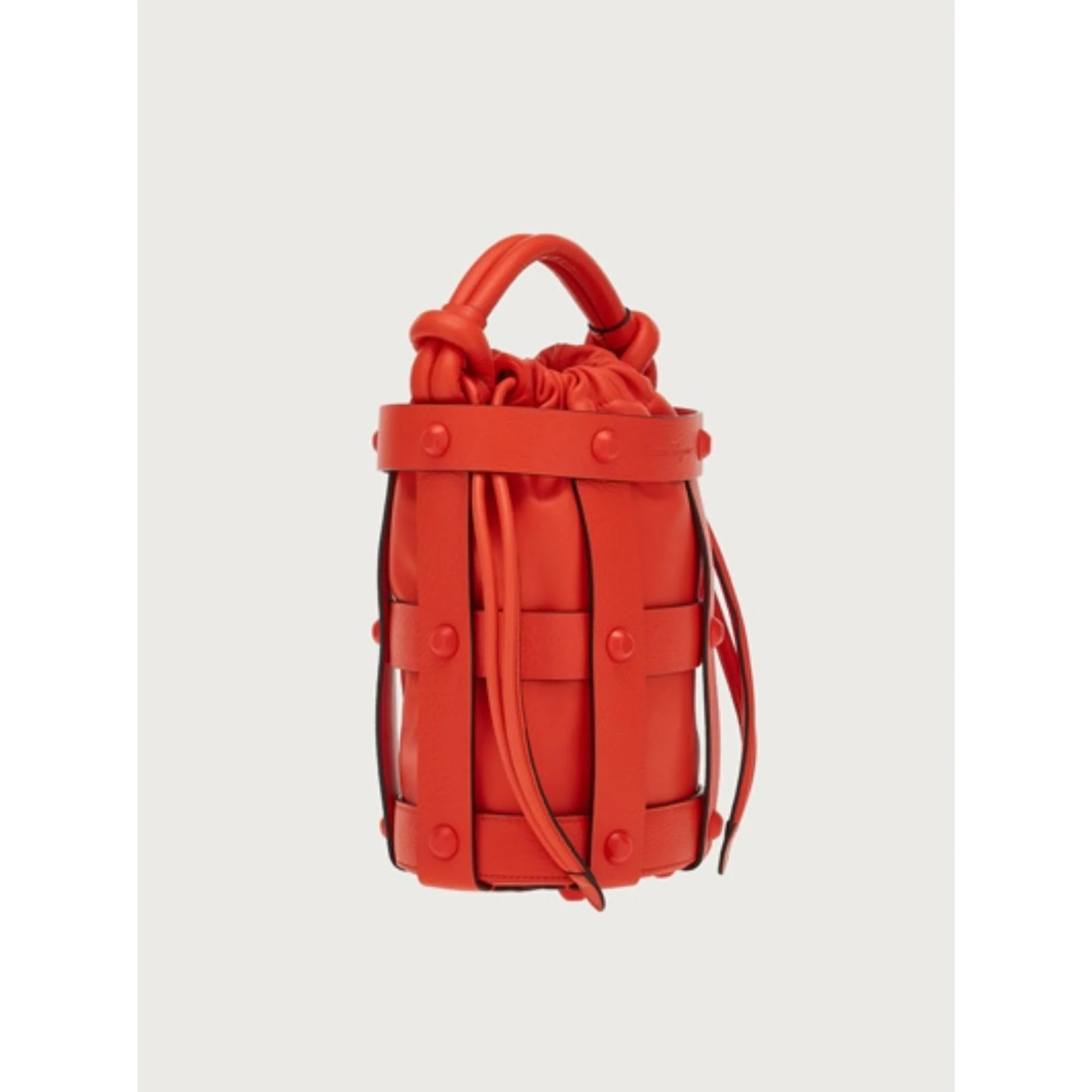 Ferragamo Medium Cage Bag - Candy Apple Red - Image 2