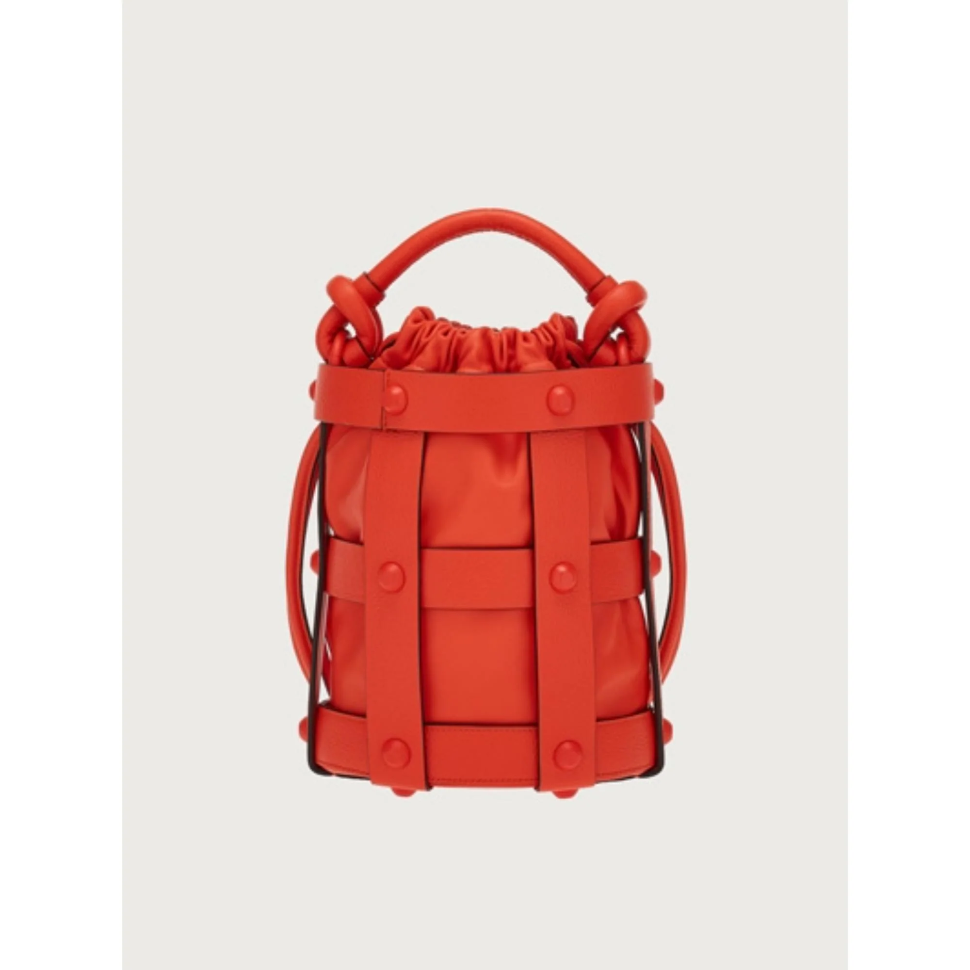 Ferragamo Medium Cage Bag - Candy Apple Red - Image 3