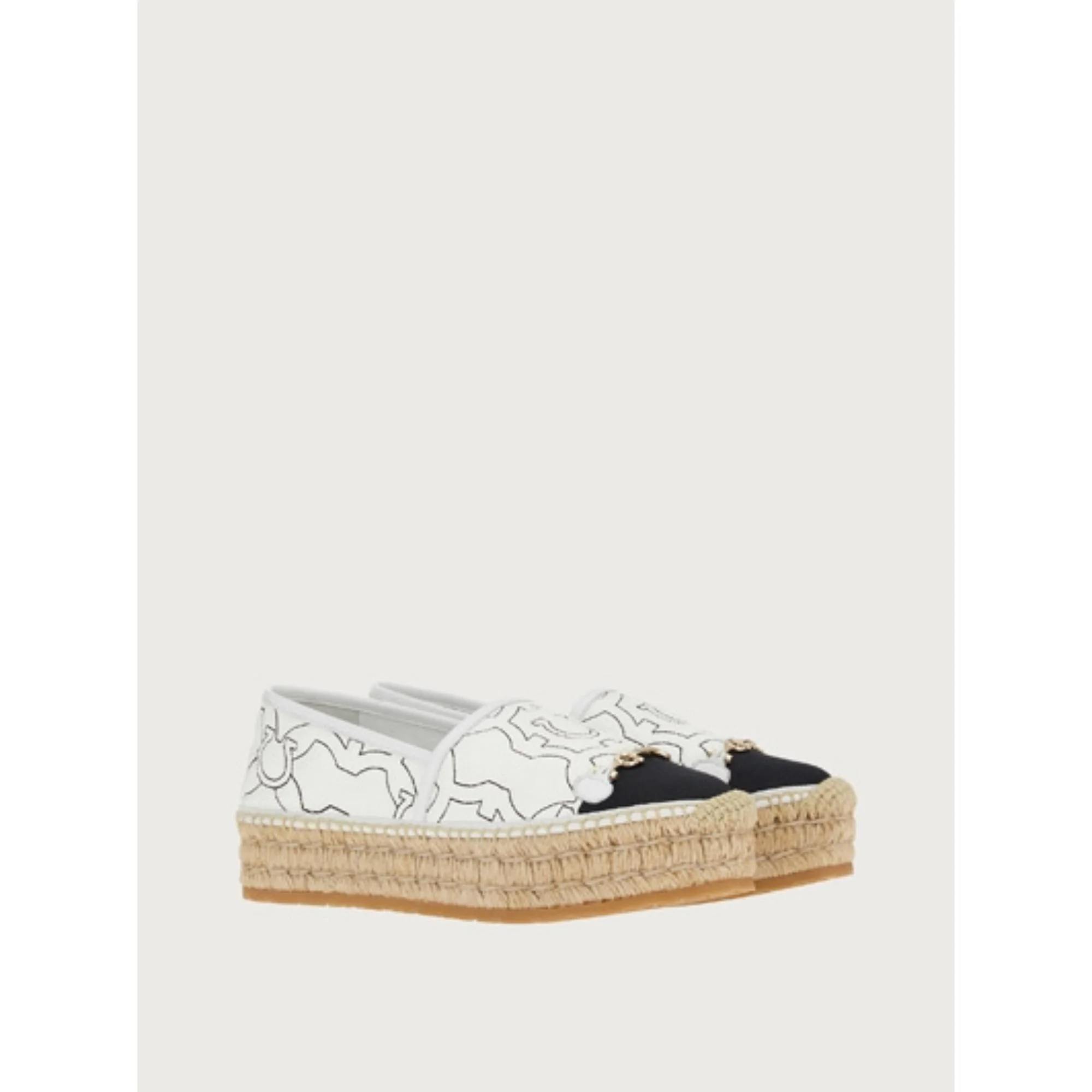 Gancini Galore Espadrilles - White - Image 3