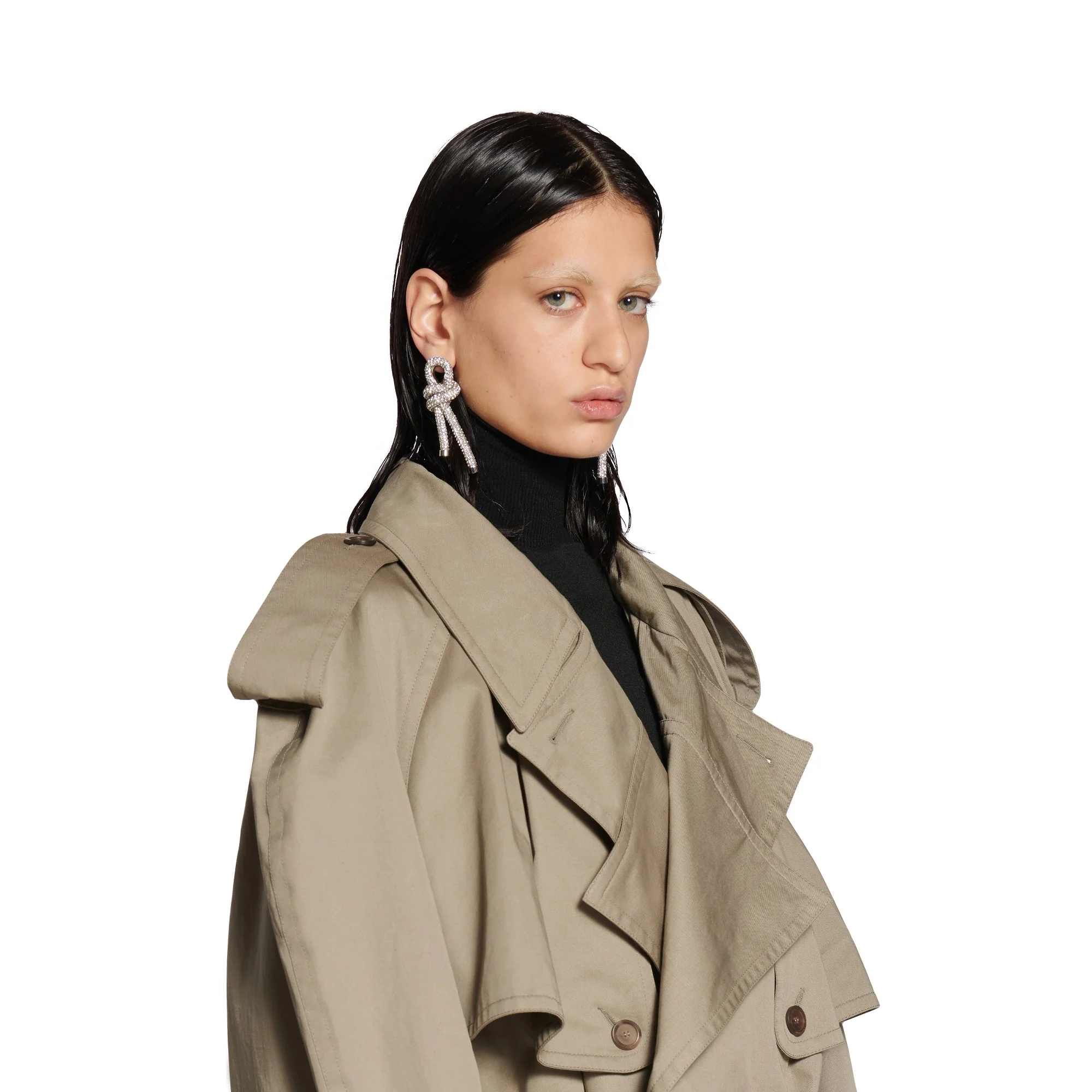 Folded Trench - Sand Beige - Image 3