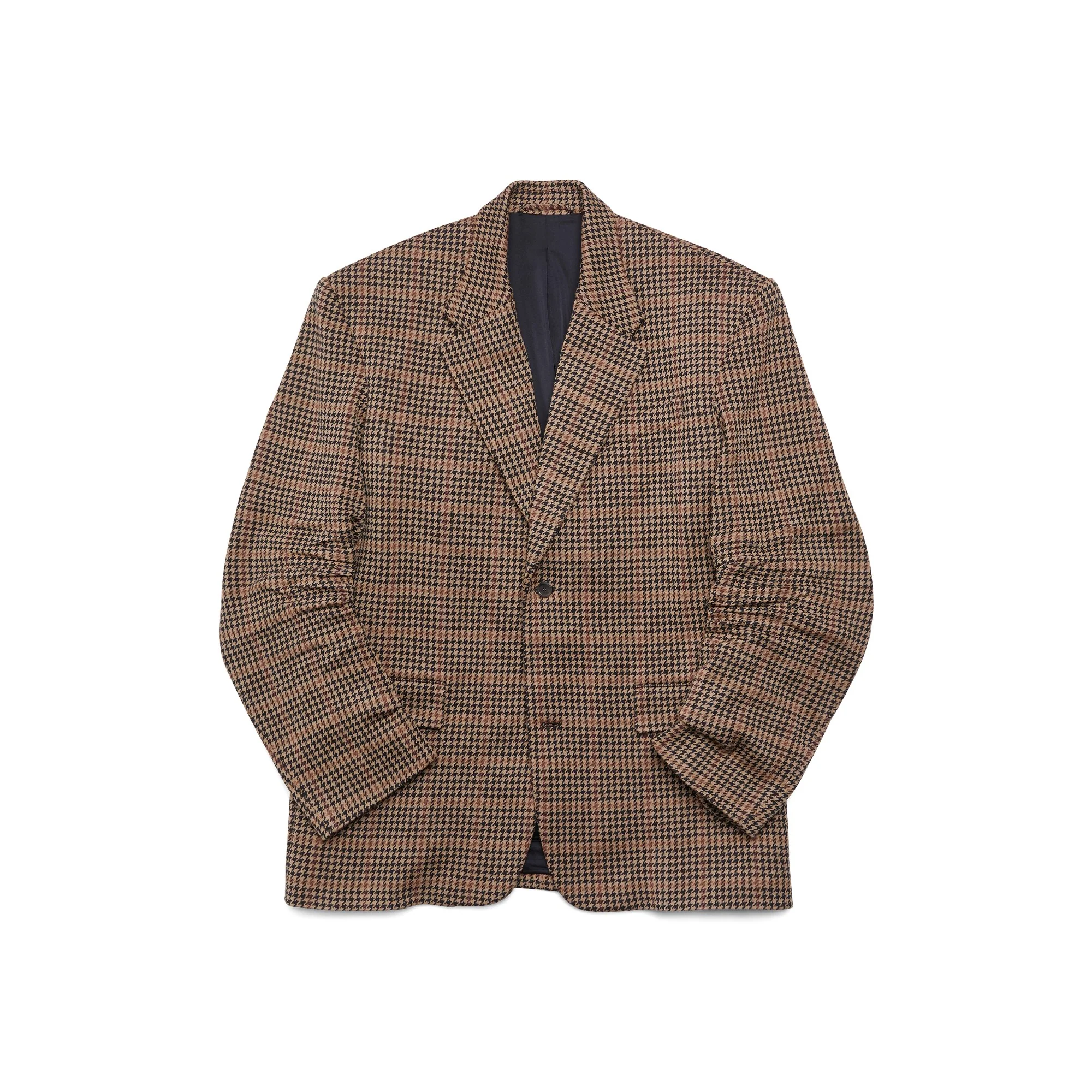 Tailored Knitted Jacket - Beige