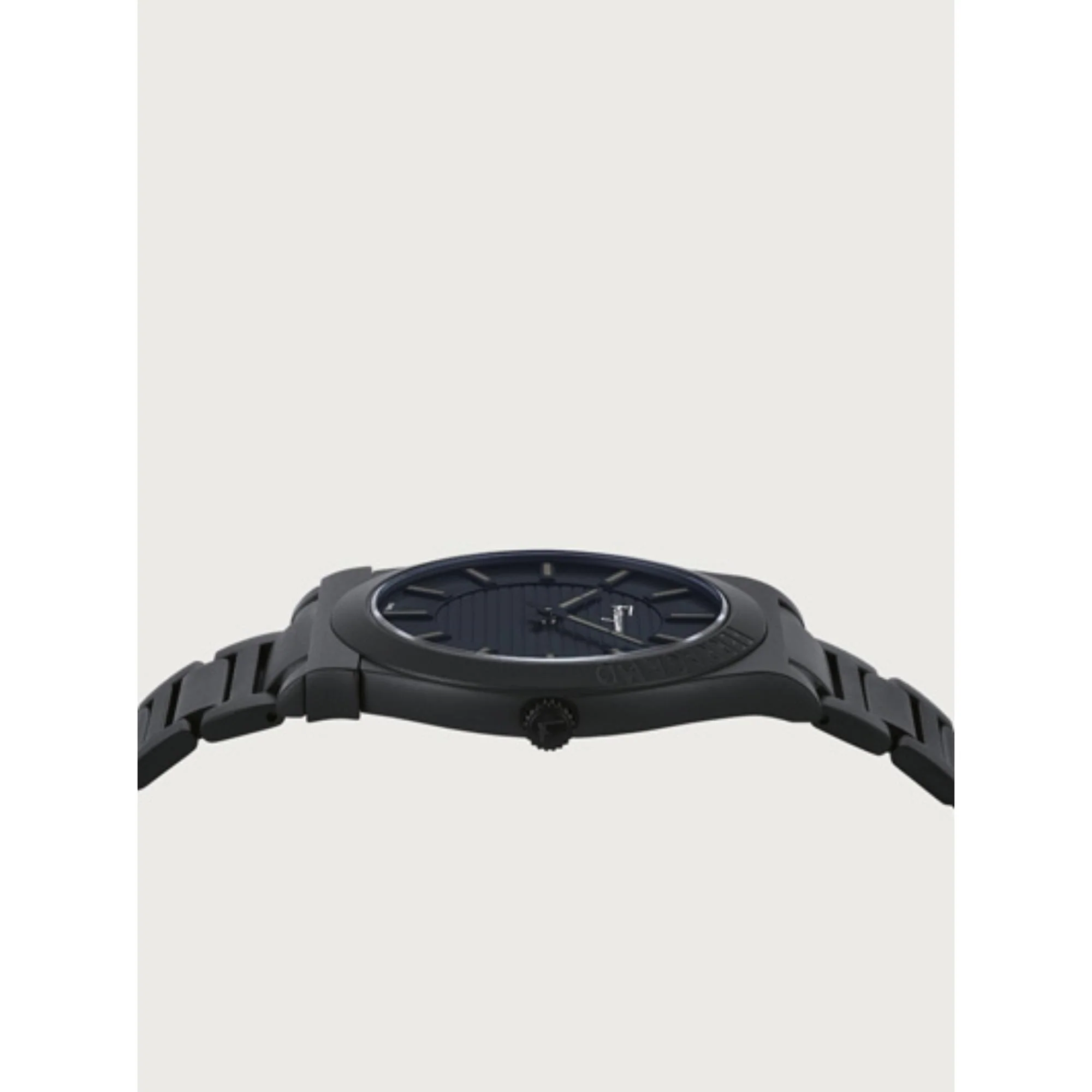 Gancini Gent 41mm Watch - Ip Black/Grey - Image 3