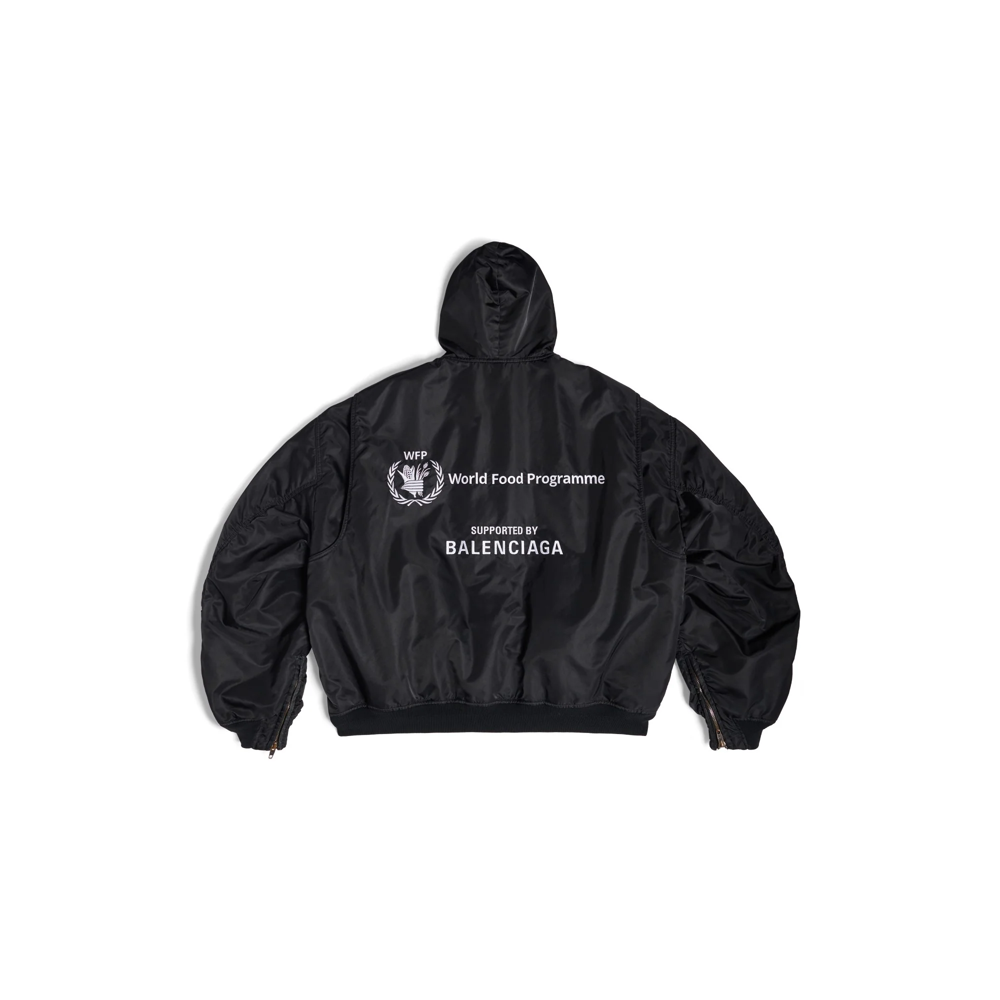 Light Hooded Bomber - Black - Image 2