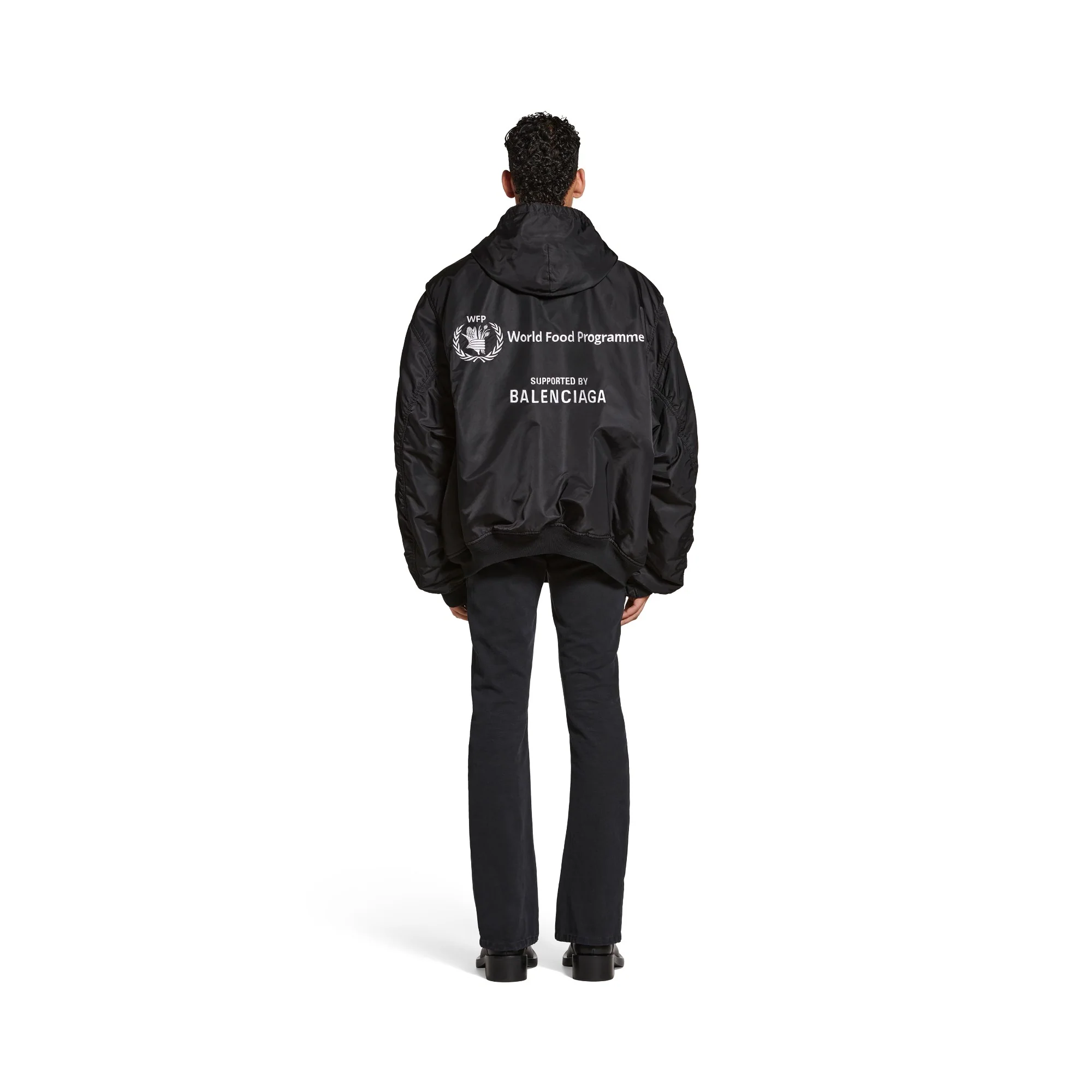 Light Hooded Bomber - Black - Image 4