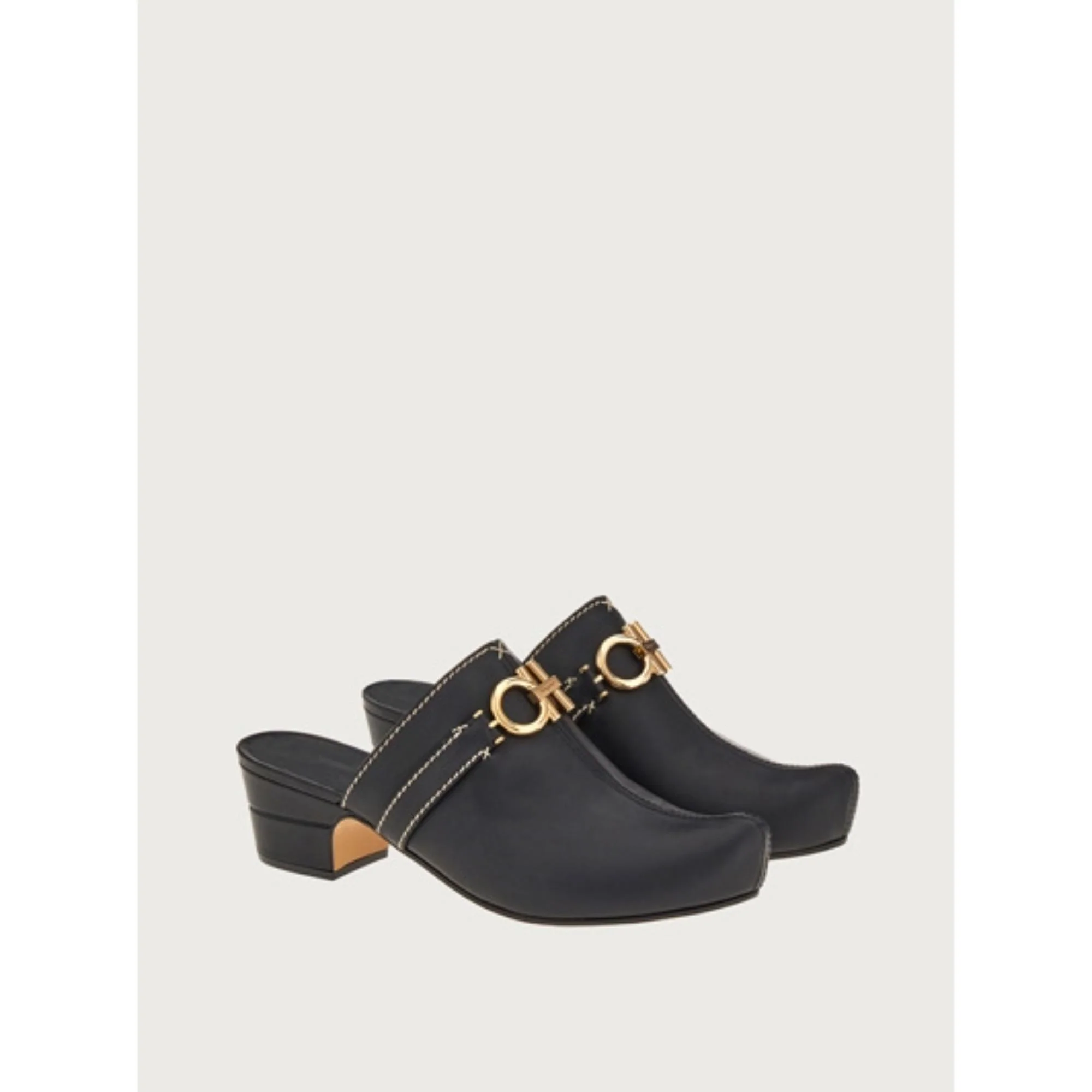 Gancini Mule - Black - Image 3