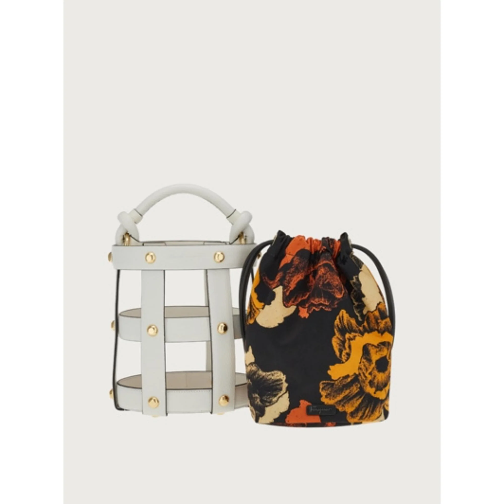 Ferragamo Cage Pouch - Black/Multicolor - Image 4