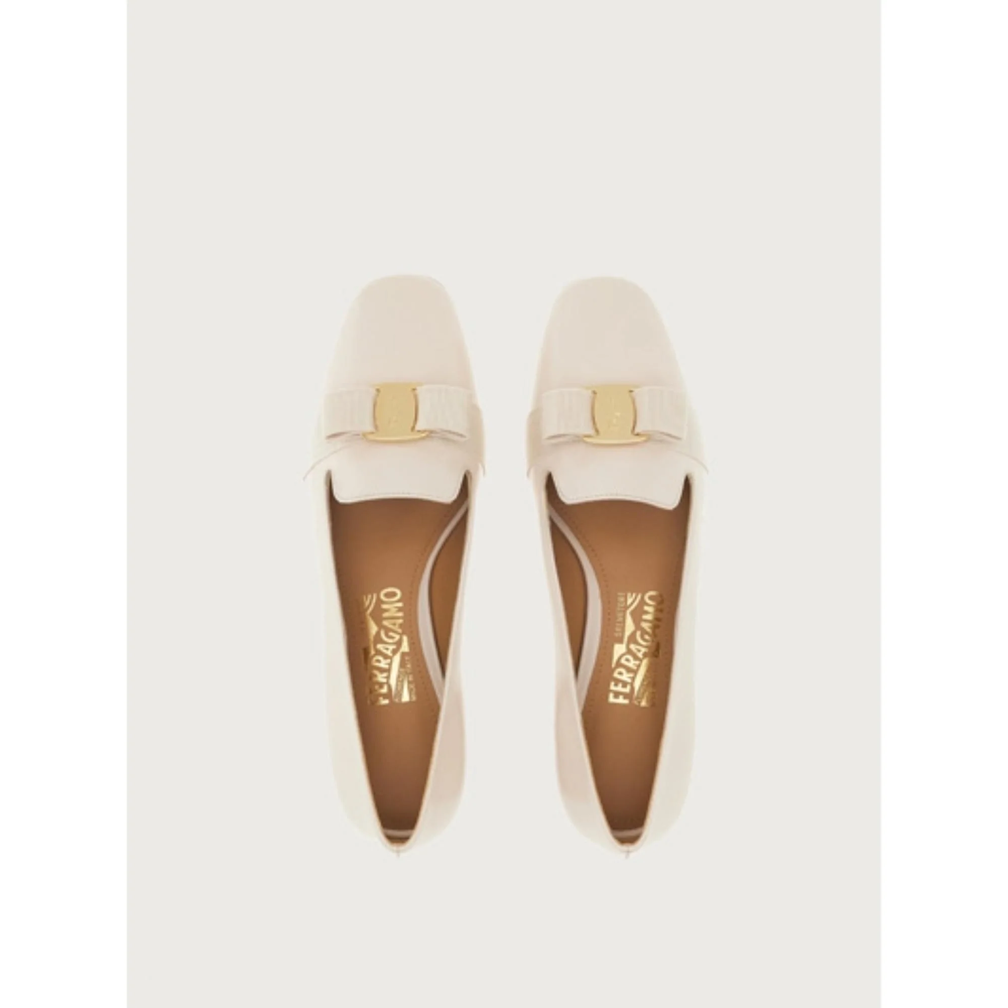 Vara Bow Loafers - Bone - Image 2