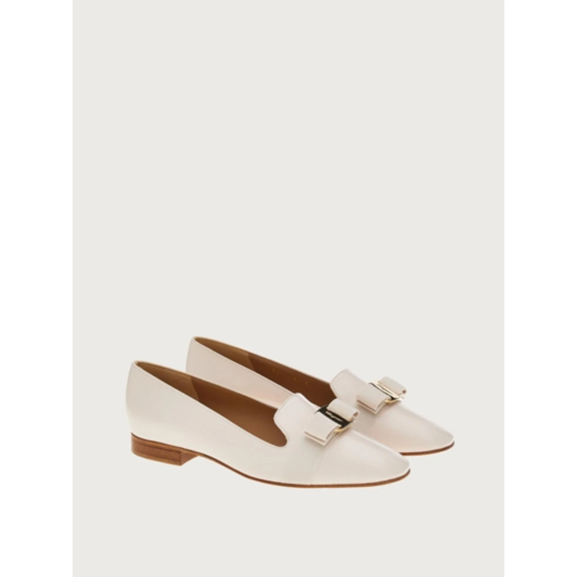 Vara Bow Loafers - Bone - Image 3