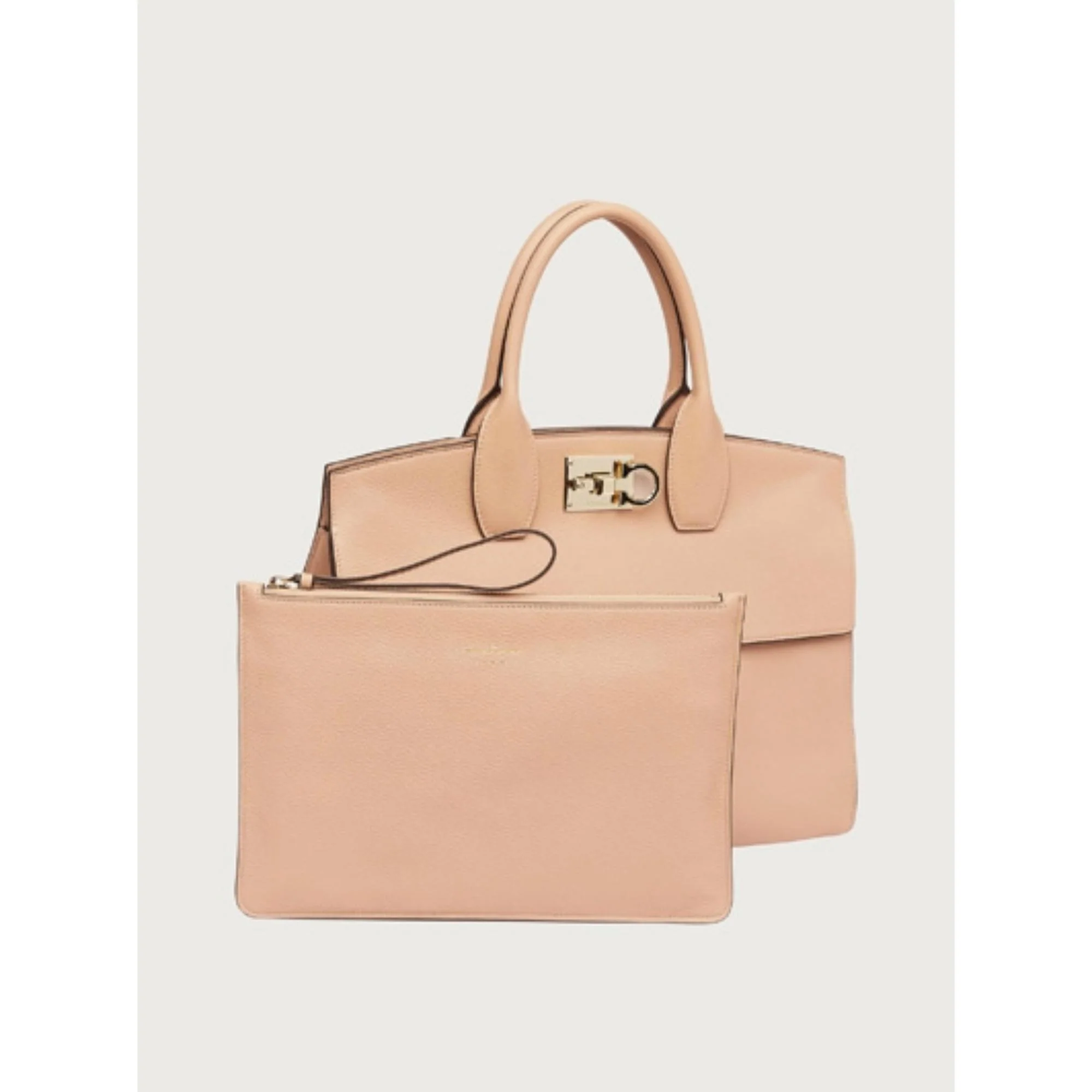 Ferragamo Studio Large Soft Bag - Amaretti - Image 2