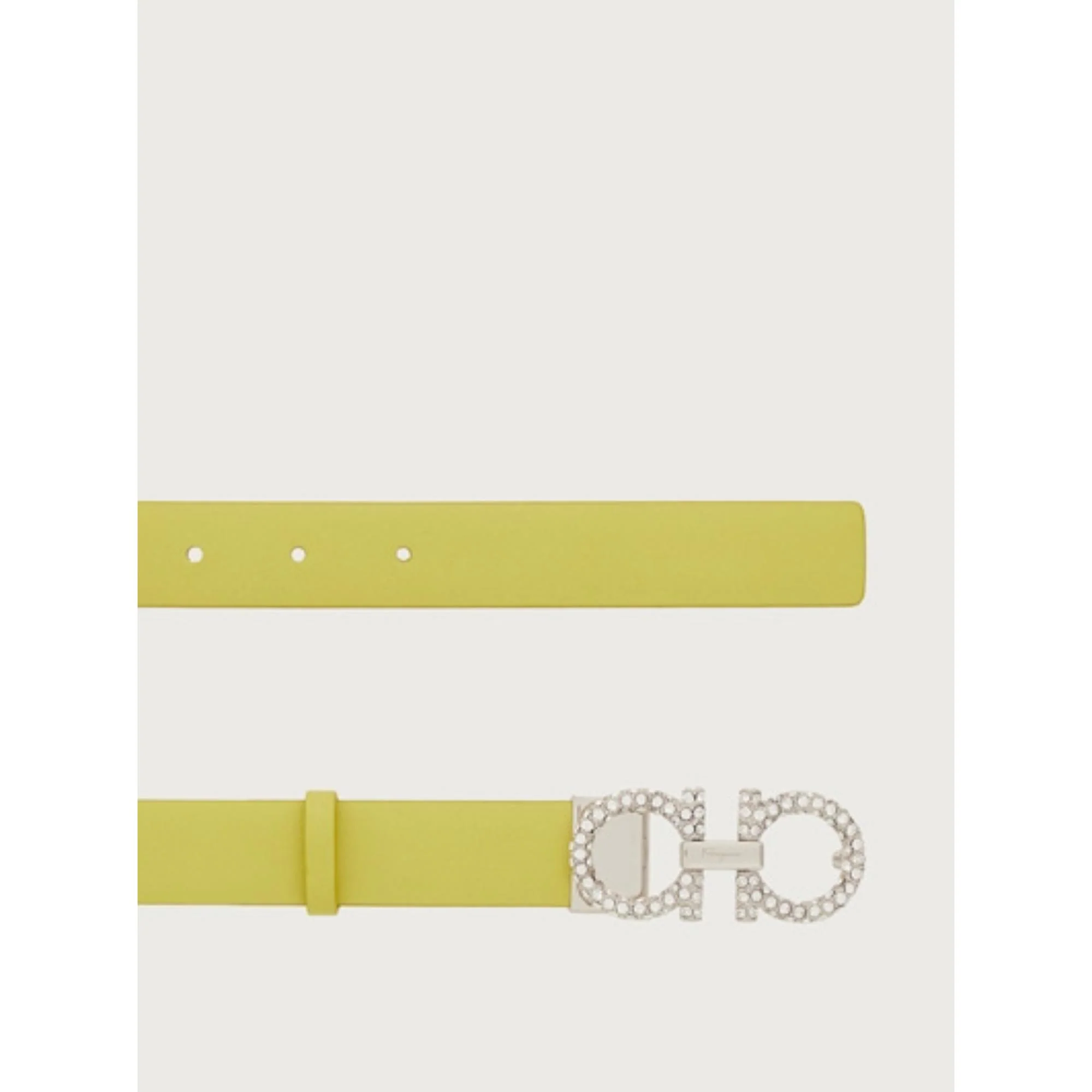 Adjustable Gancini Belt - Cedrata - Image 2