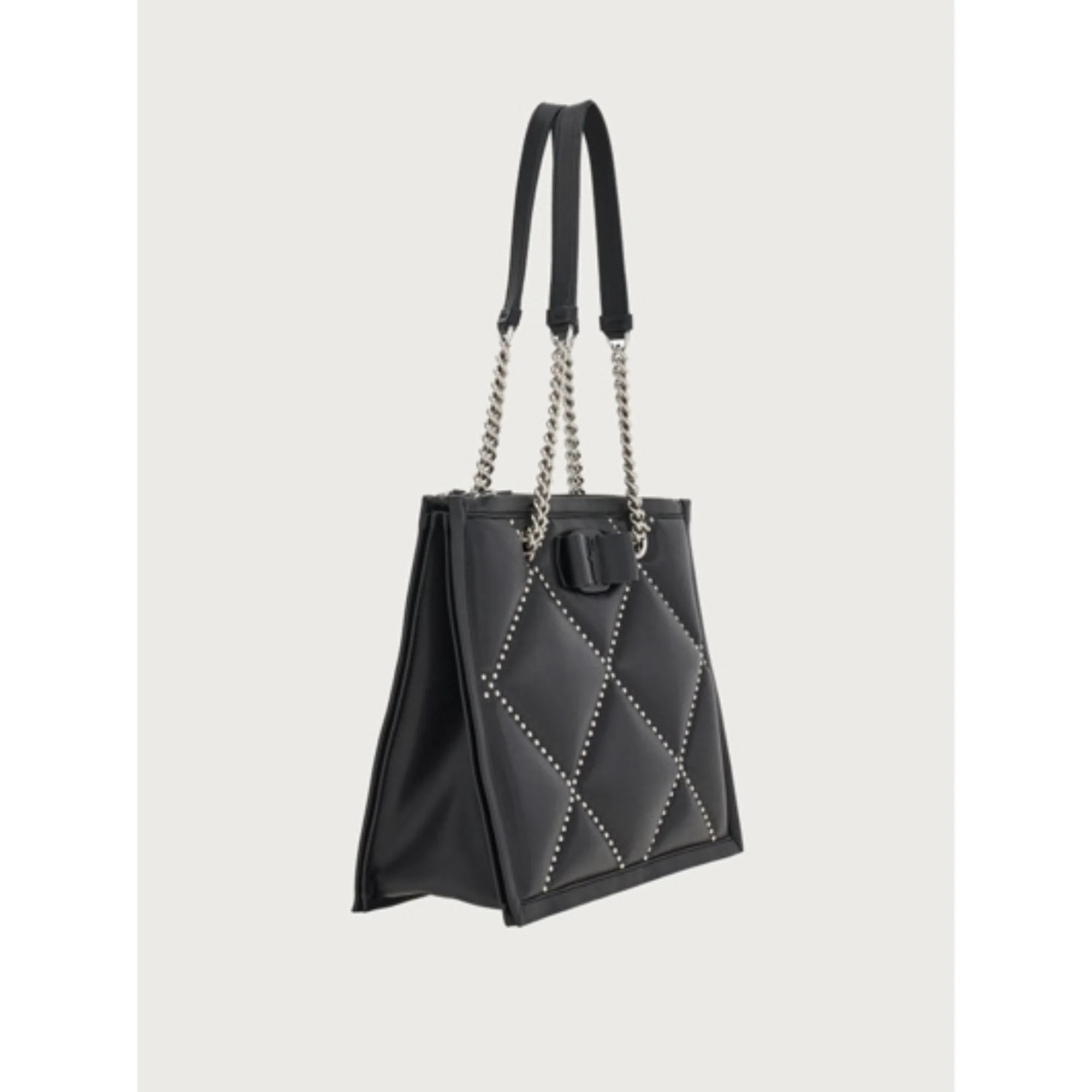 Viva Bow Tote Bag - Black - Image 2