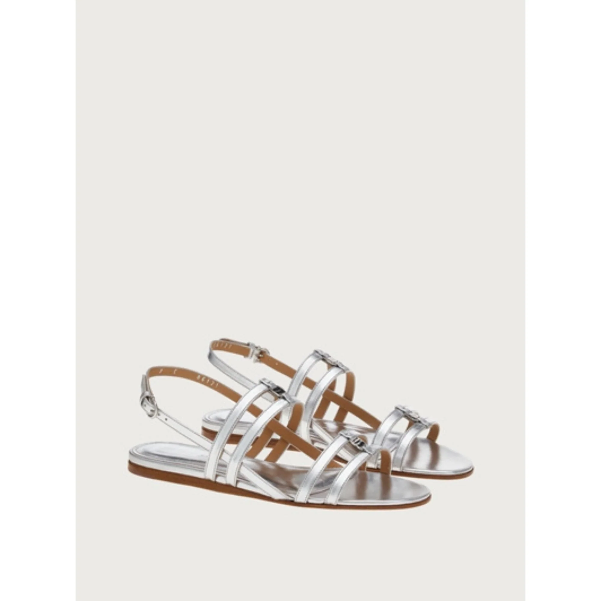 Vara Chain Sandals - Silver - Image 3