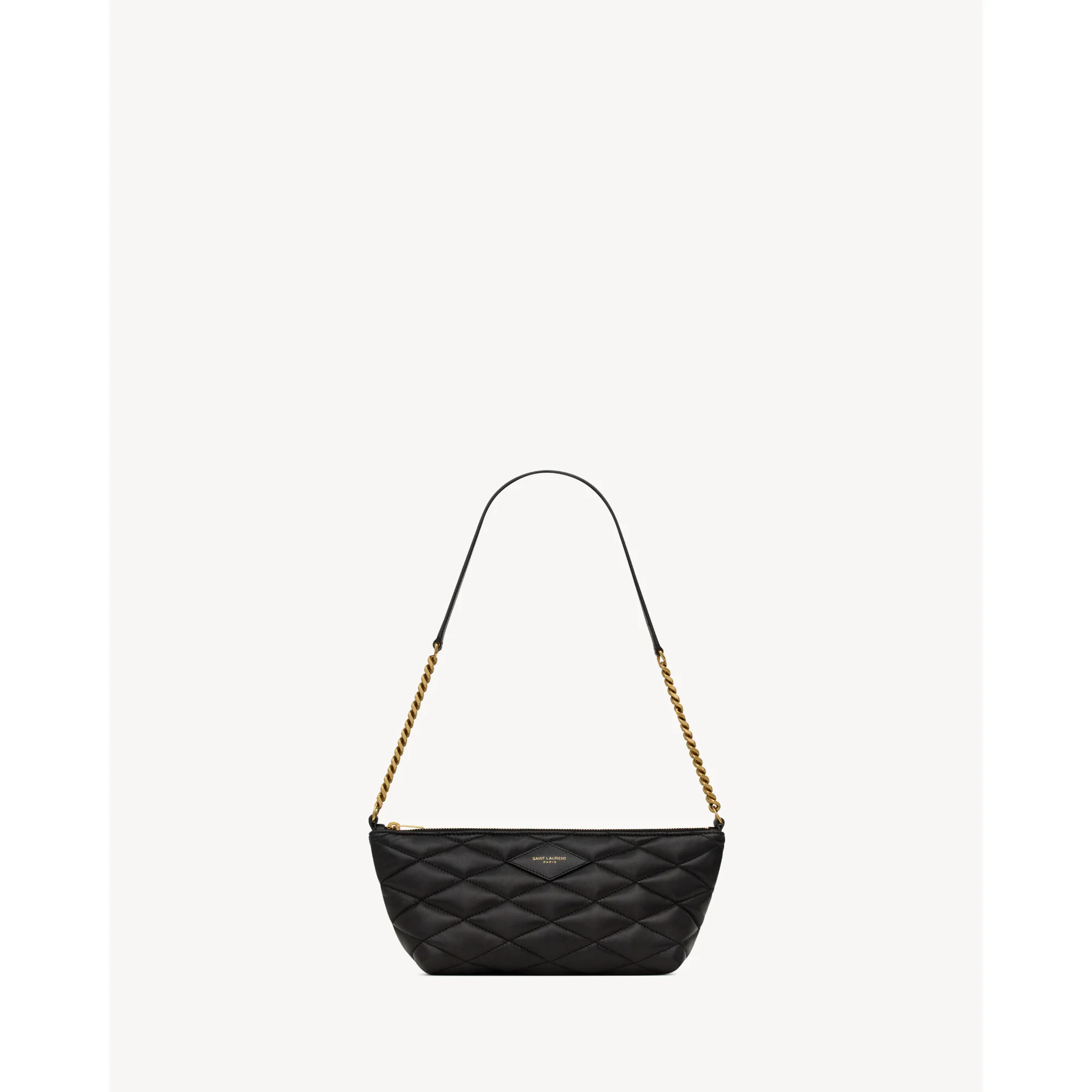 Zipped Shoulder Bag - Nero