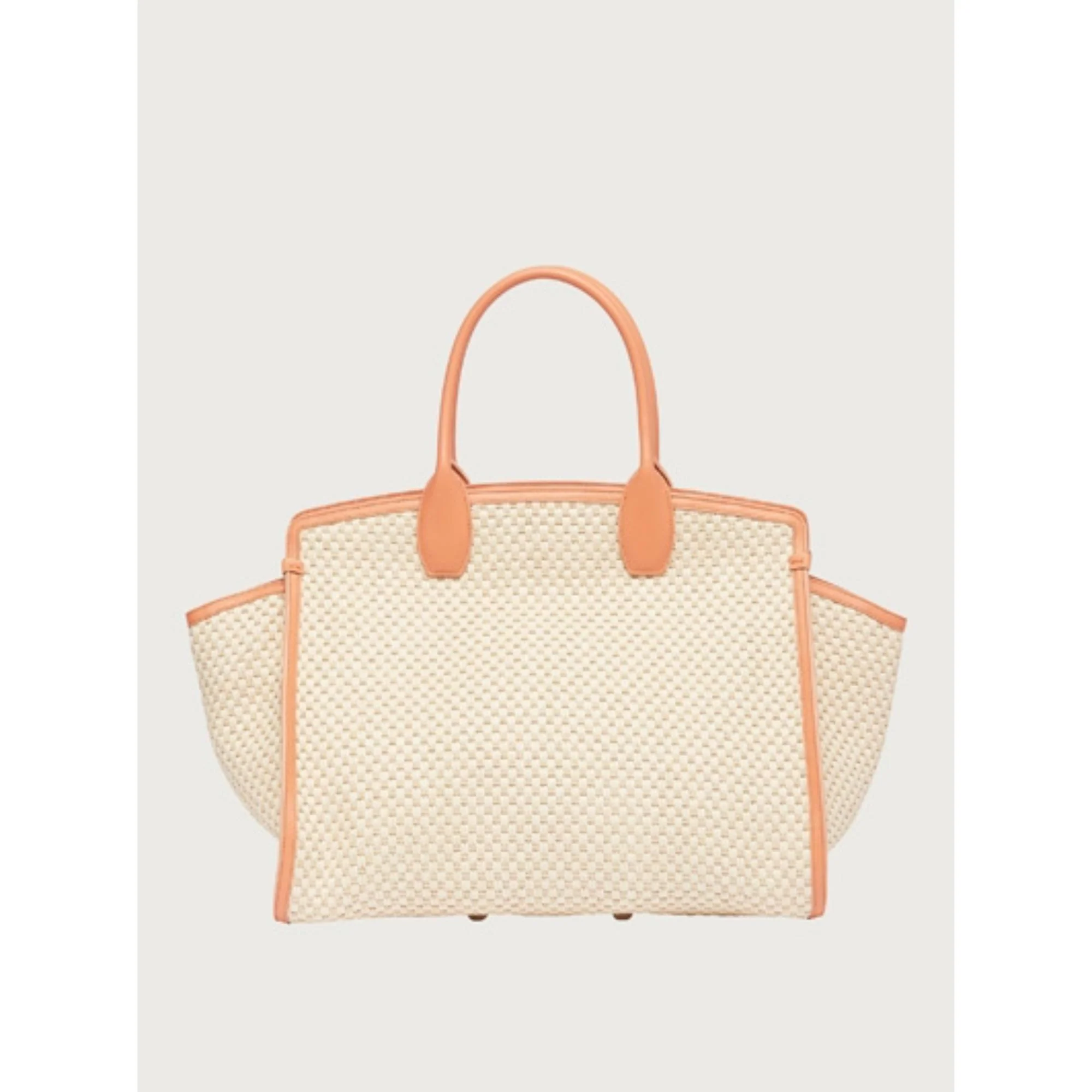 Ferragamo Studio XL Soft Bag - Sand/Lobster - Image 4