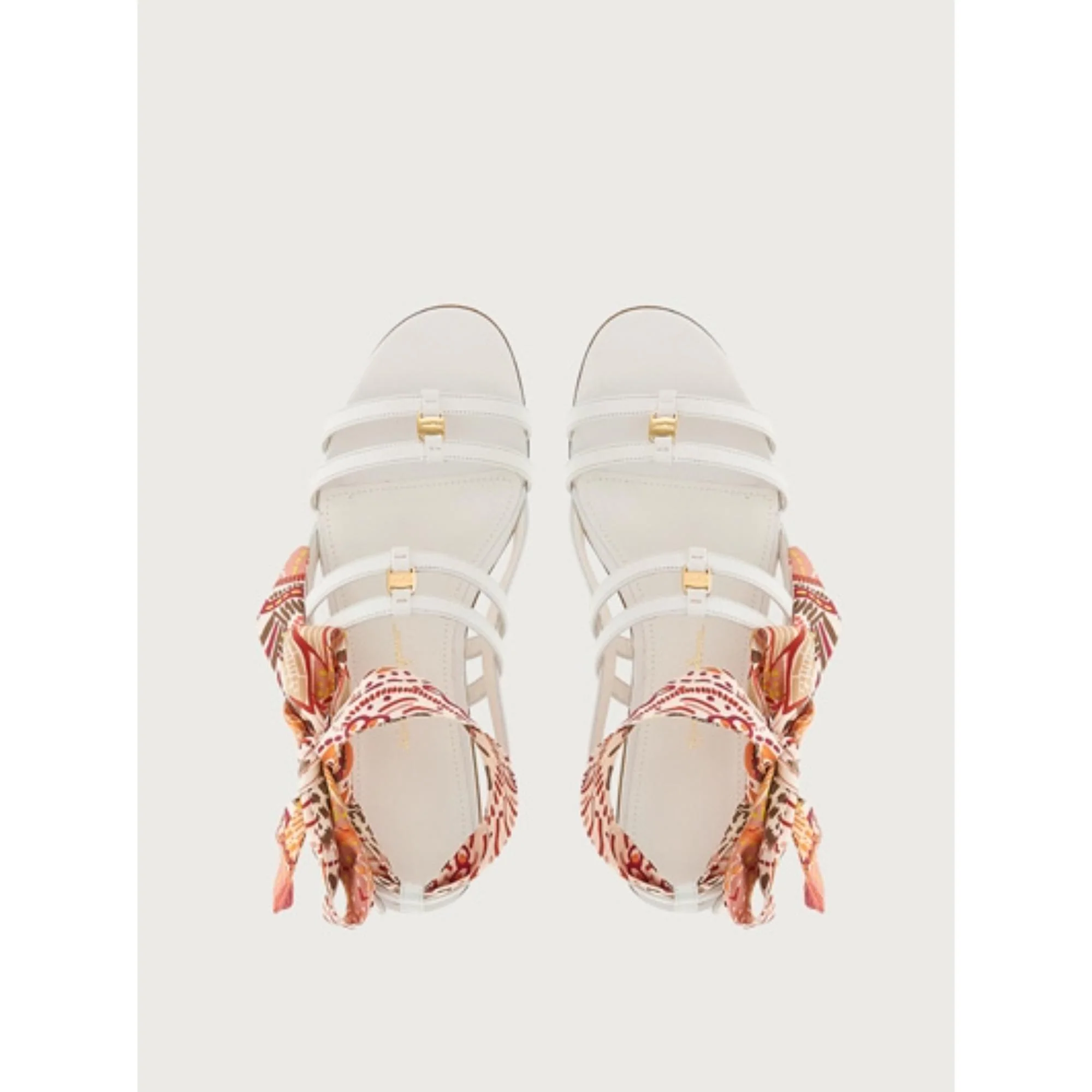 Vara Chain Sandals - White - Image 2