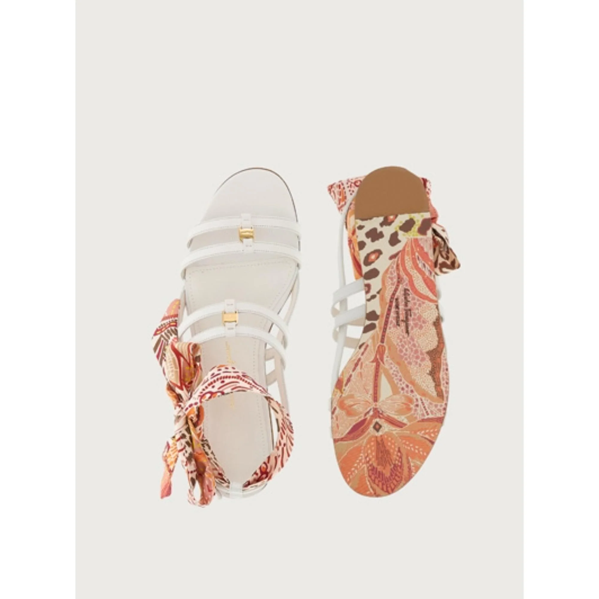 Vara Chain Sandals - White - Image 3