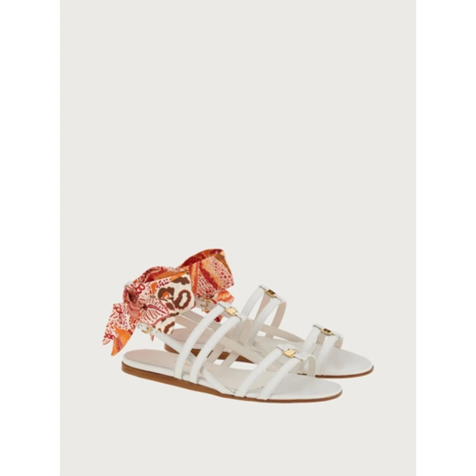 Vara Chain Sandals - White - Image 4