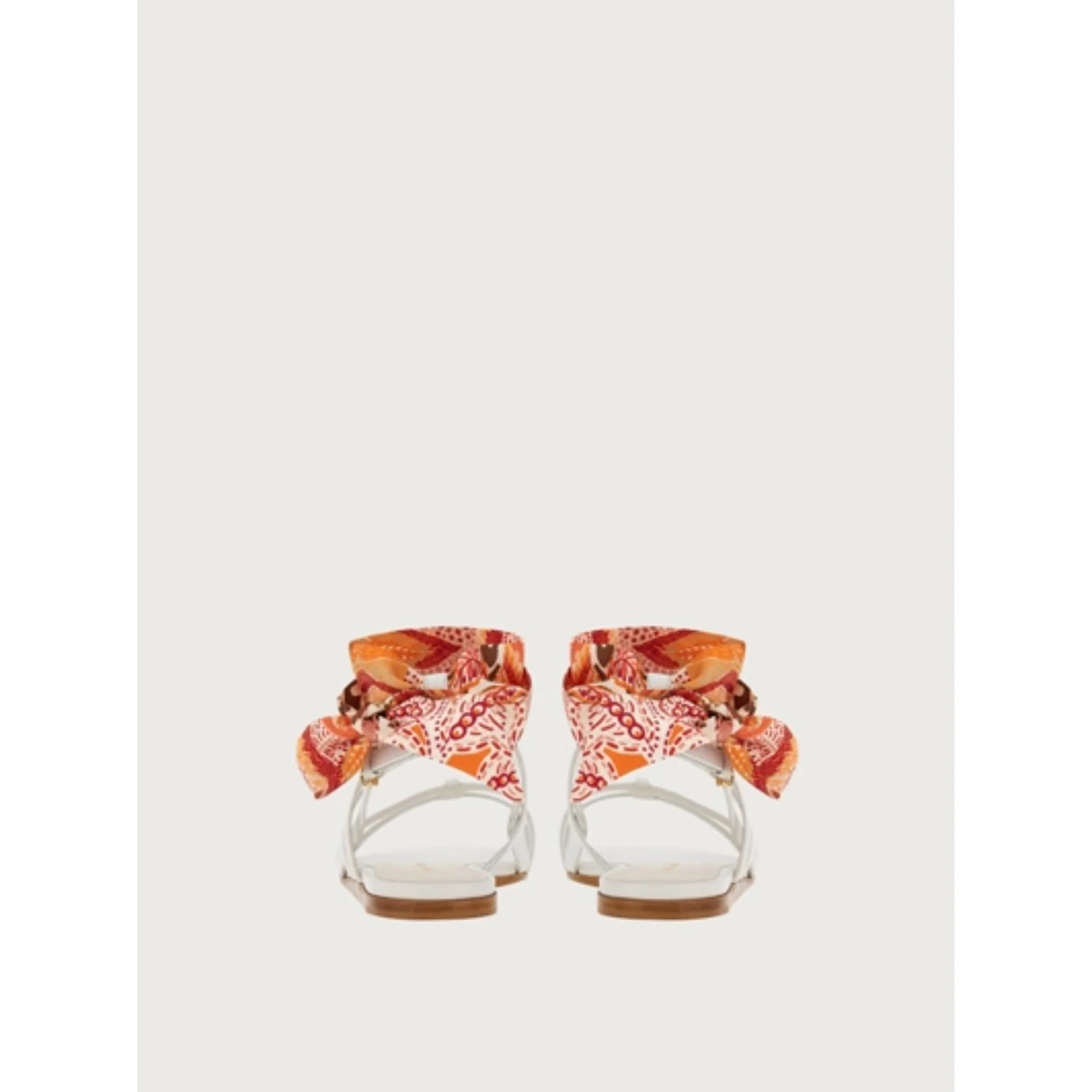 Vara Chain Sandals - White - Image 5