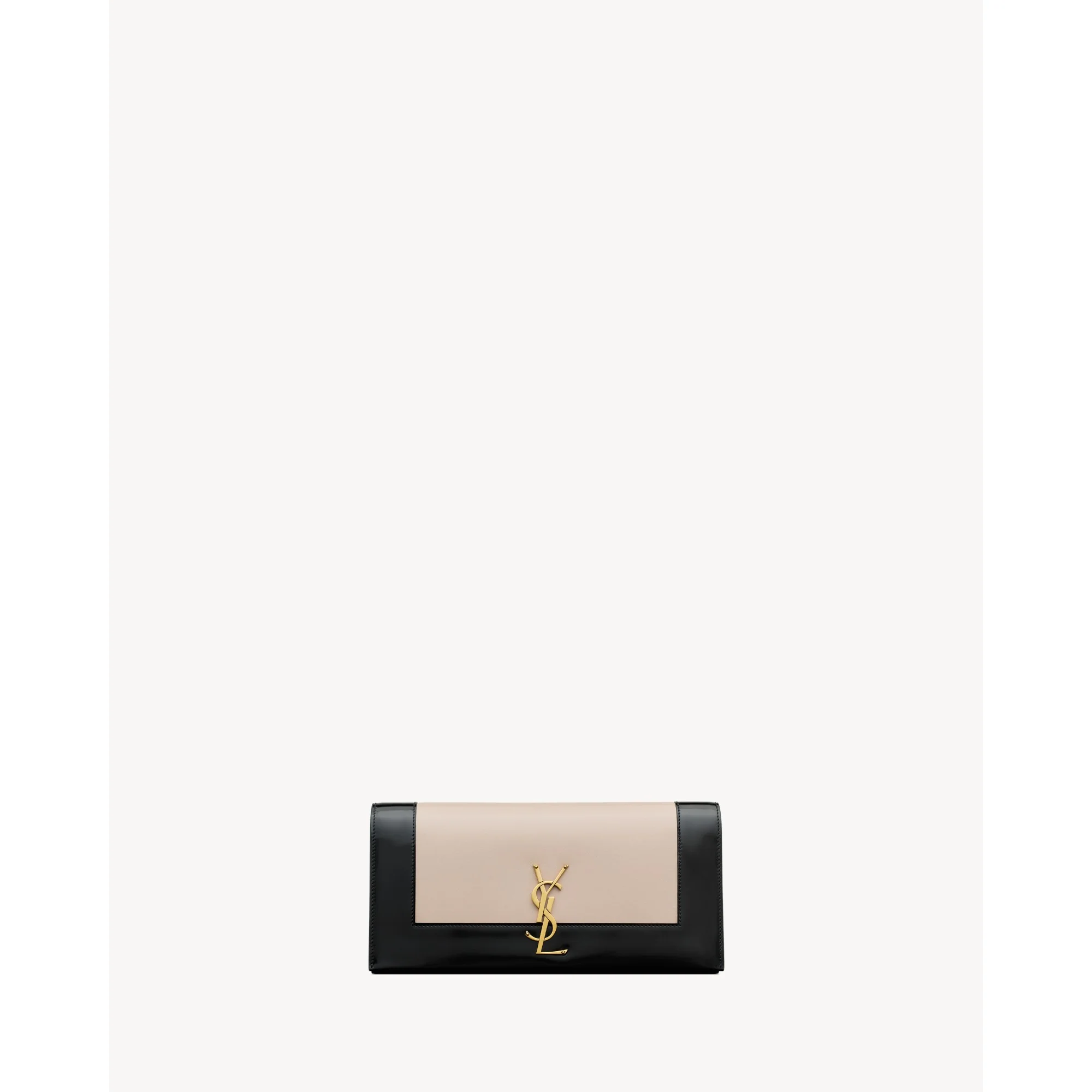Kate Clutch - White Seal/Nero
