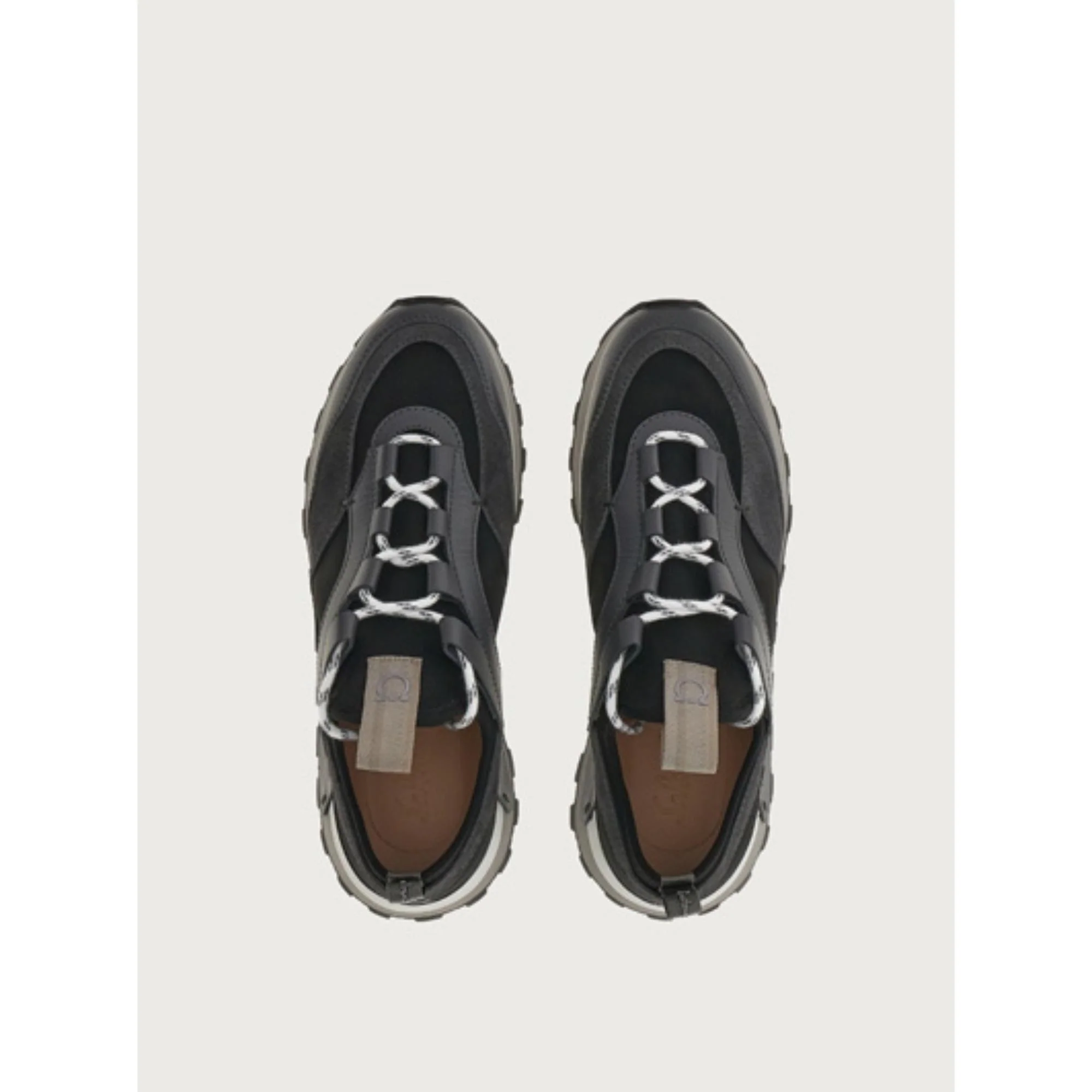 Ferragamo Pull-On Sneakers - Stromboli Sand/Hematite - Image 2