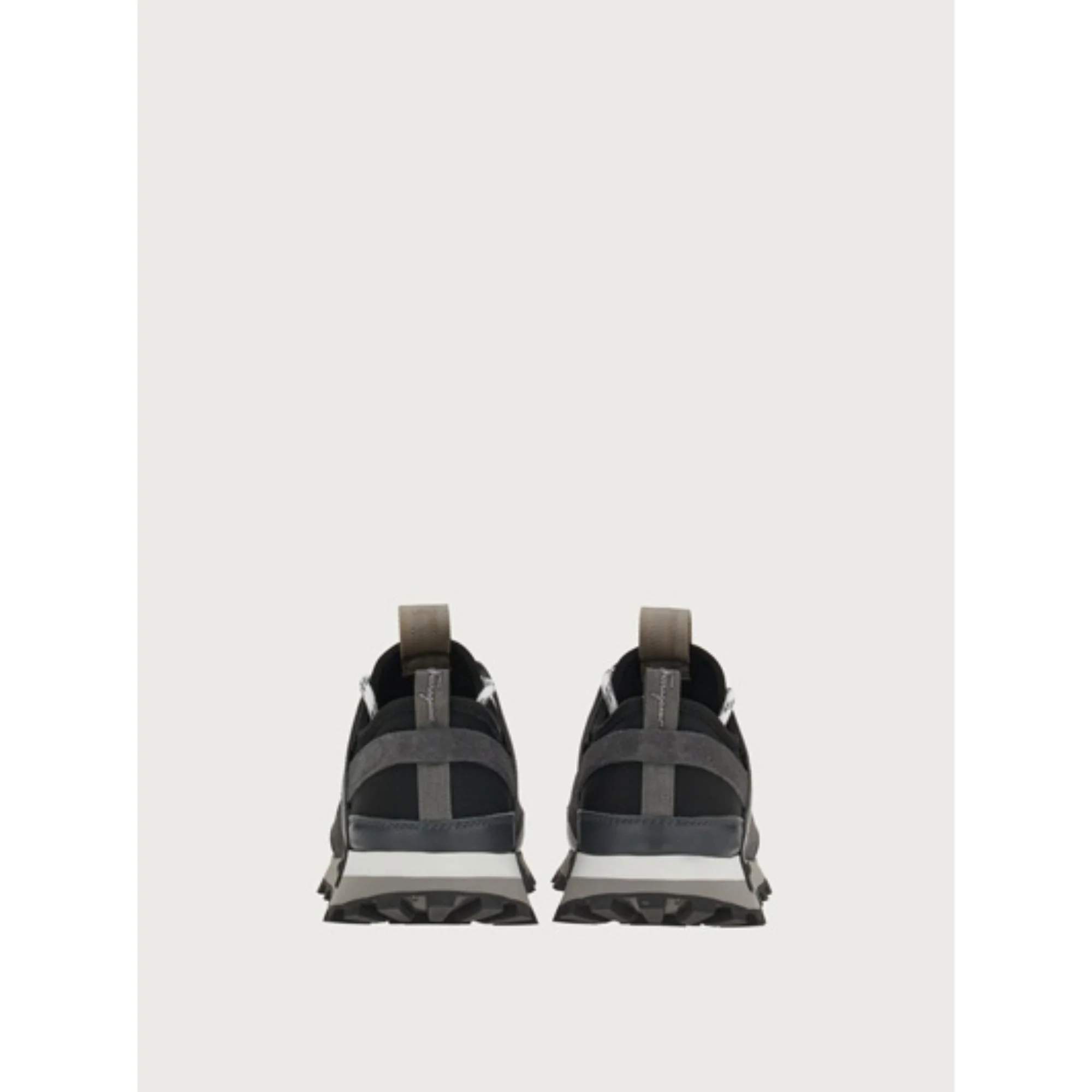 Ferragamo Pull-On Sneakers - Stromboli Sand/Hematite - Image 5