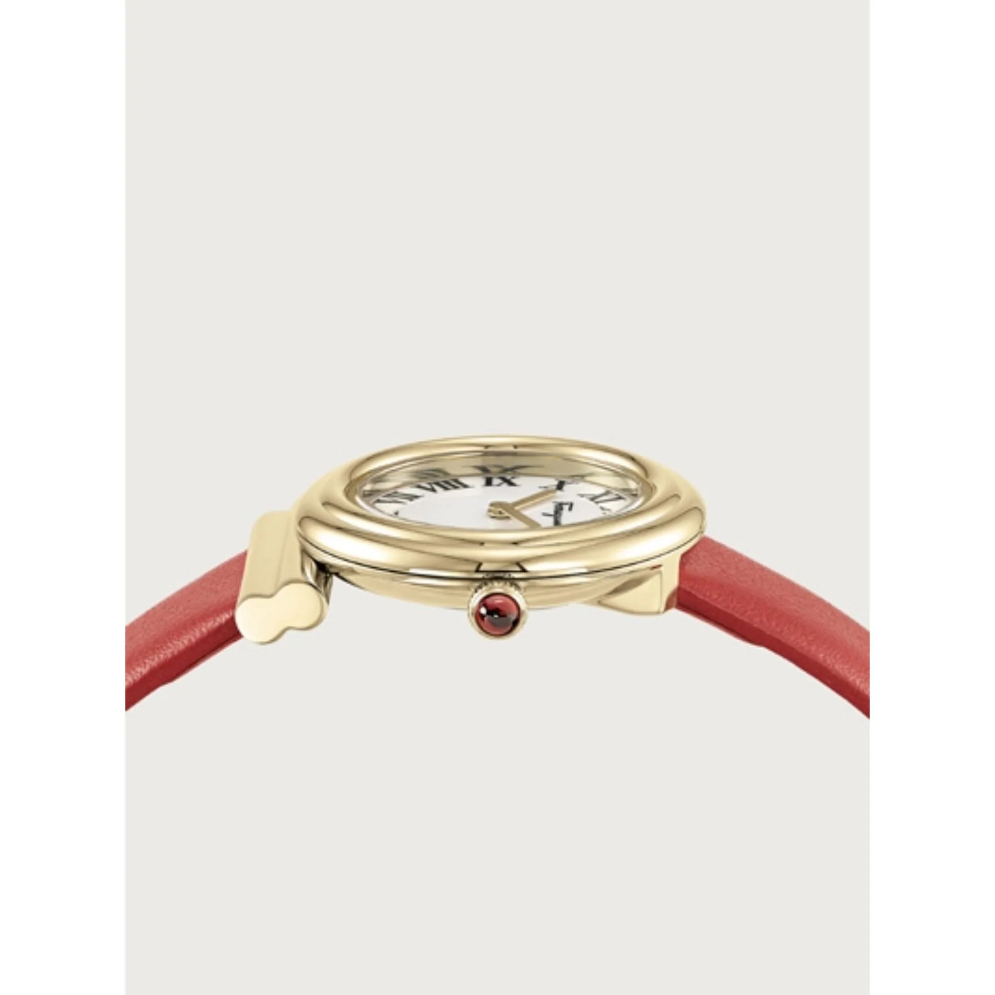 Gancini 28mm Watch - Ip Yellow Gold/Red/White - Image 3