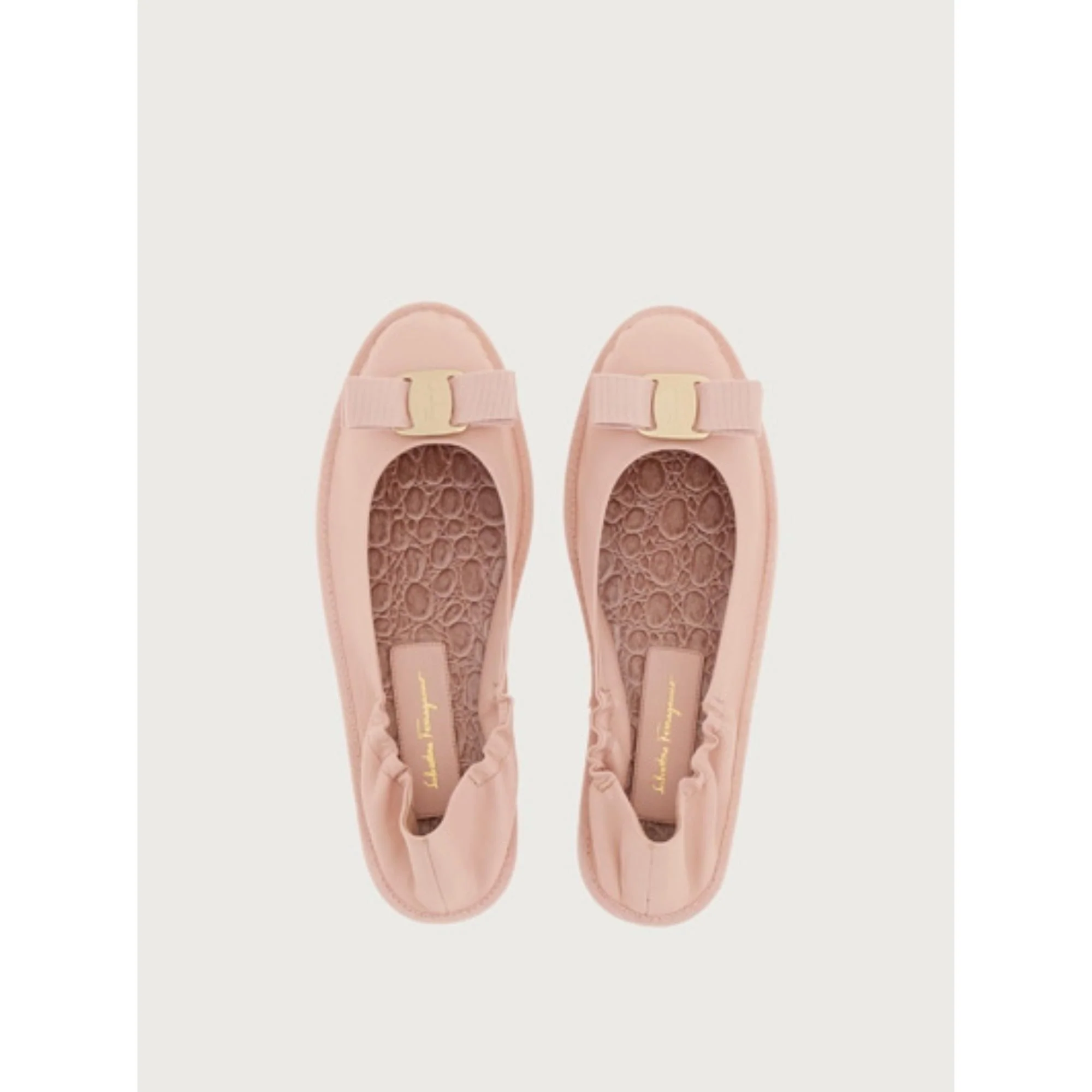 Ferragamo Nomadic Stories Ballet Flats - Powder Rose - Image 2