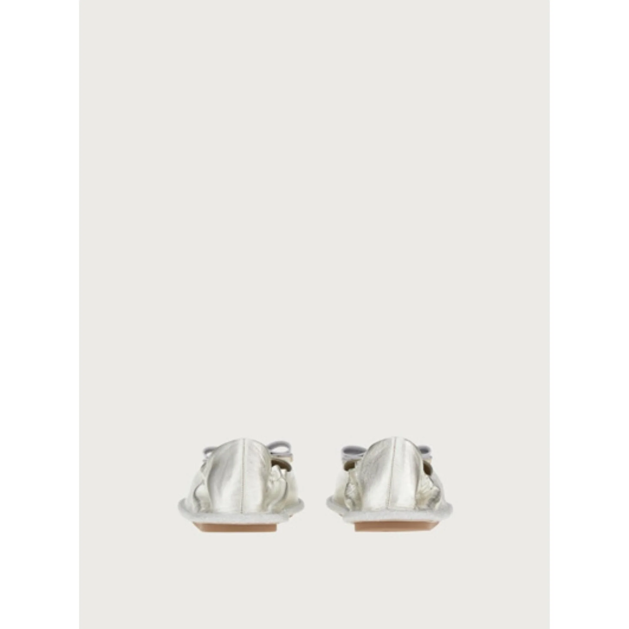 Ferragamo Nomadic Stories Ballet Flats - Platino - Image 4