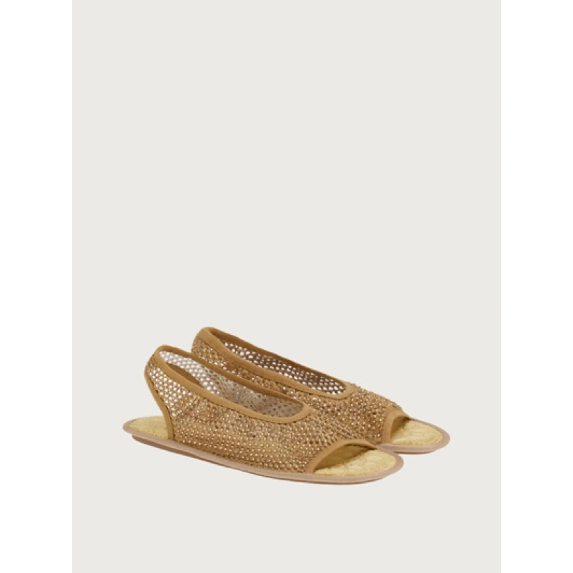 Ferragamo Nomadic Stories Sandals - Light Gold - Image 4
