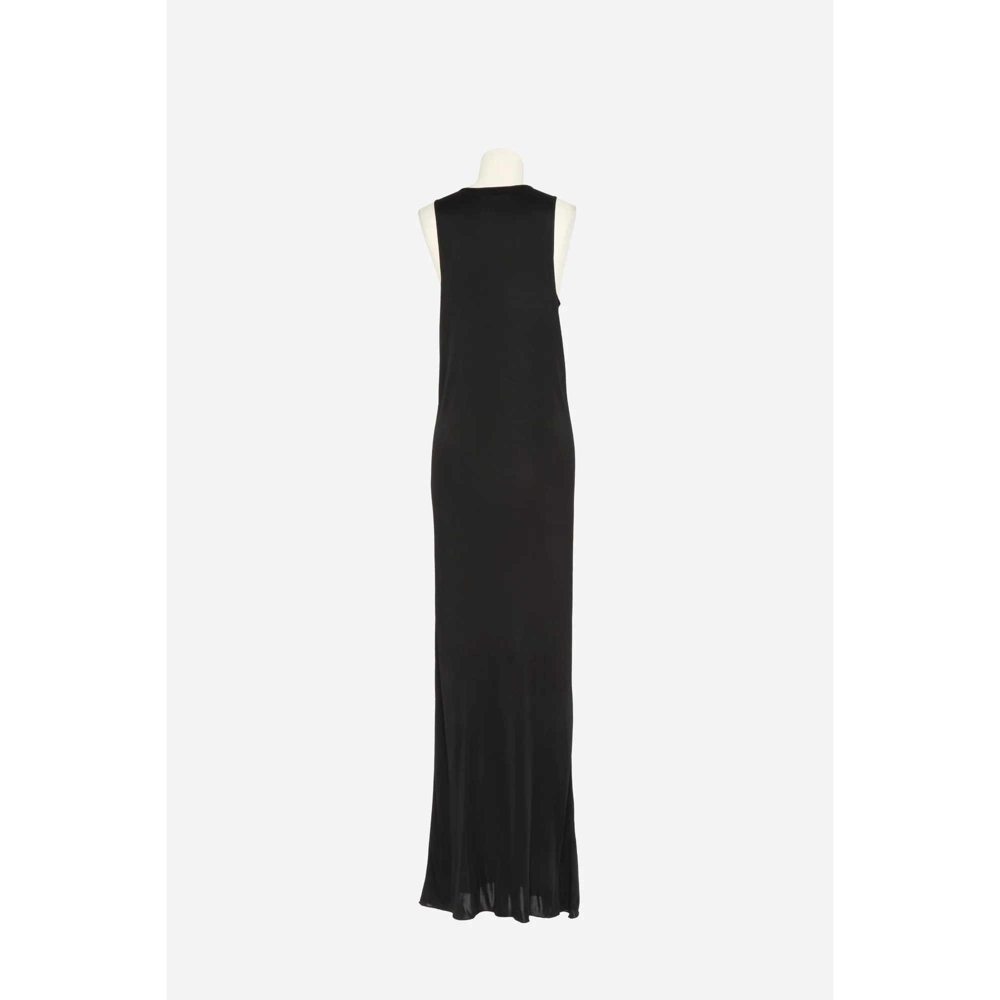 Robe Jersey Shiny - Noir - Image 2